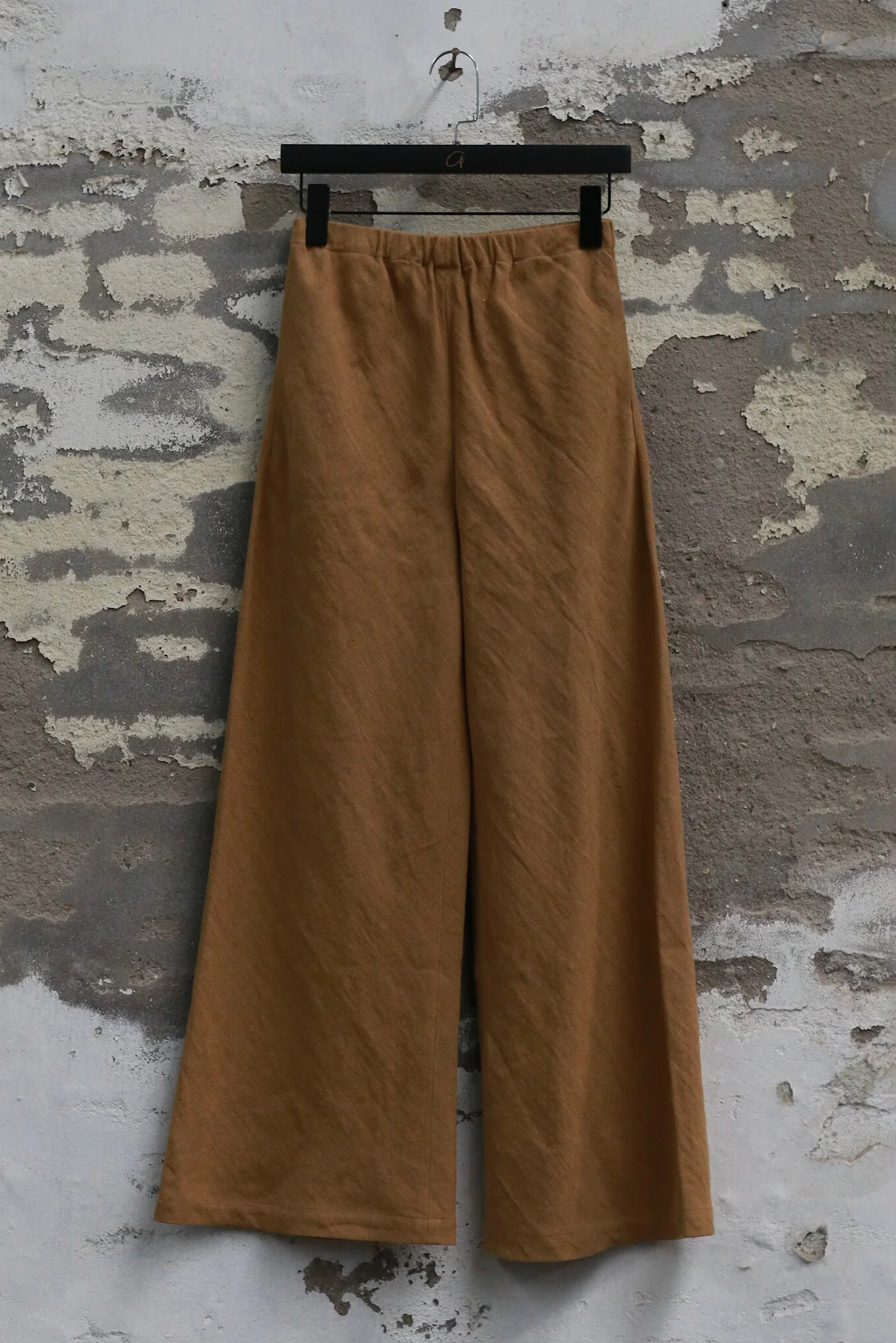 INTO THE EAST Spring/Summer 2026 Asymmetrical Long Top/Tie-up Short-sleeved Top/Mermaid Skirt ITE-E1JBSSPT20003-XH Apricot Pants (E1JBSSTP20008) - Image 2