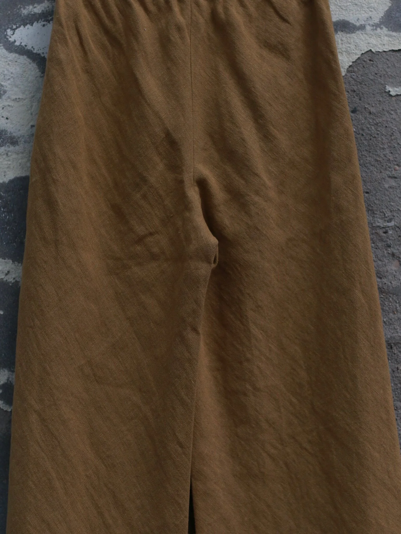 INTO THE EAST Spring/Summer 2026 Asymmetrical Long Top/Tie-up Short-sleeved Top/Mermaid Skirt ITE-E1JBSSPT20003-XH Apricot Pants (E1JBSSTP20008) - Image 4