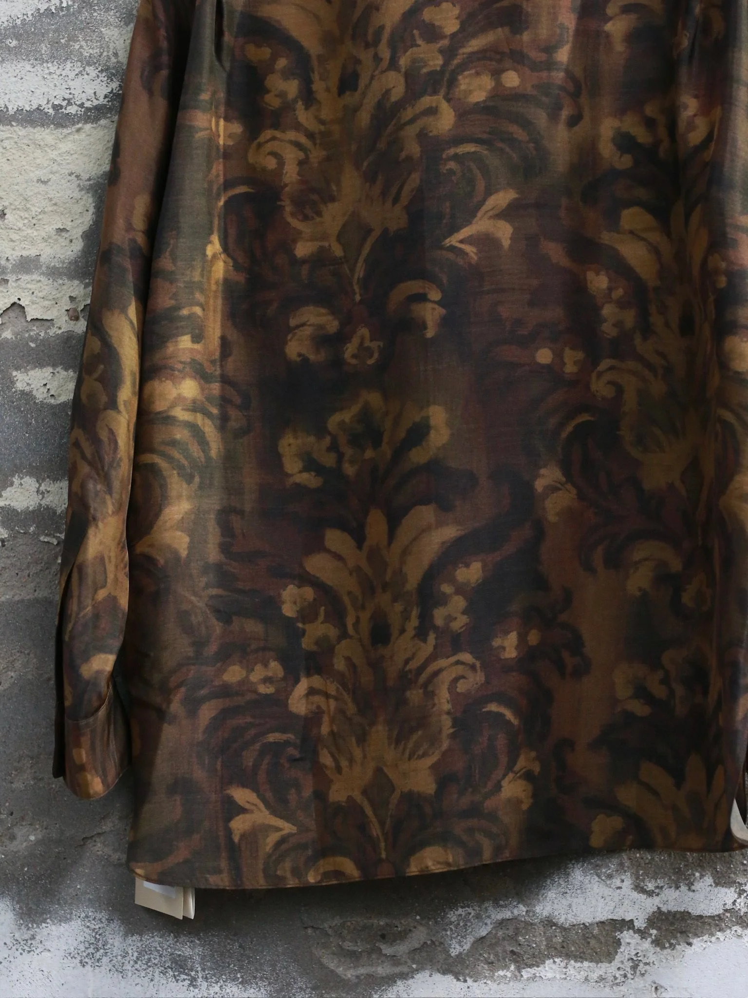 INTO THE EAST Spring/Summer 2026 Collared Shirt/Drawstring Casual Pants ITE-E1JBSSSH21002BR-CZ Tea Brown Shirt - Image 6