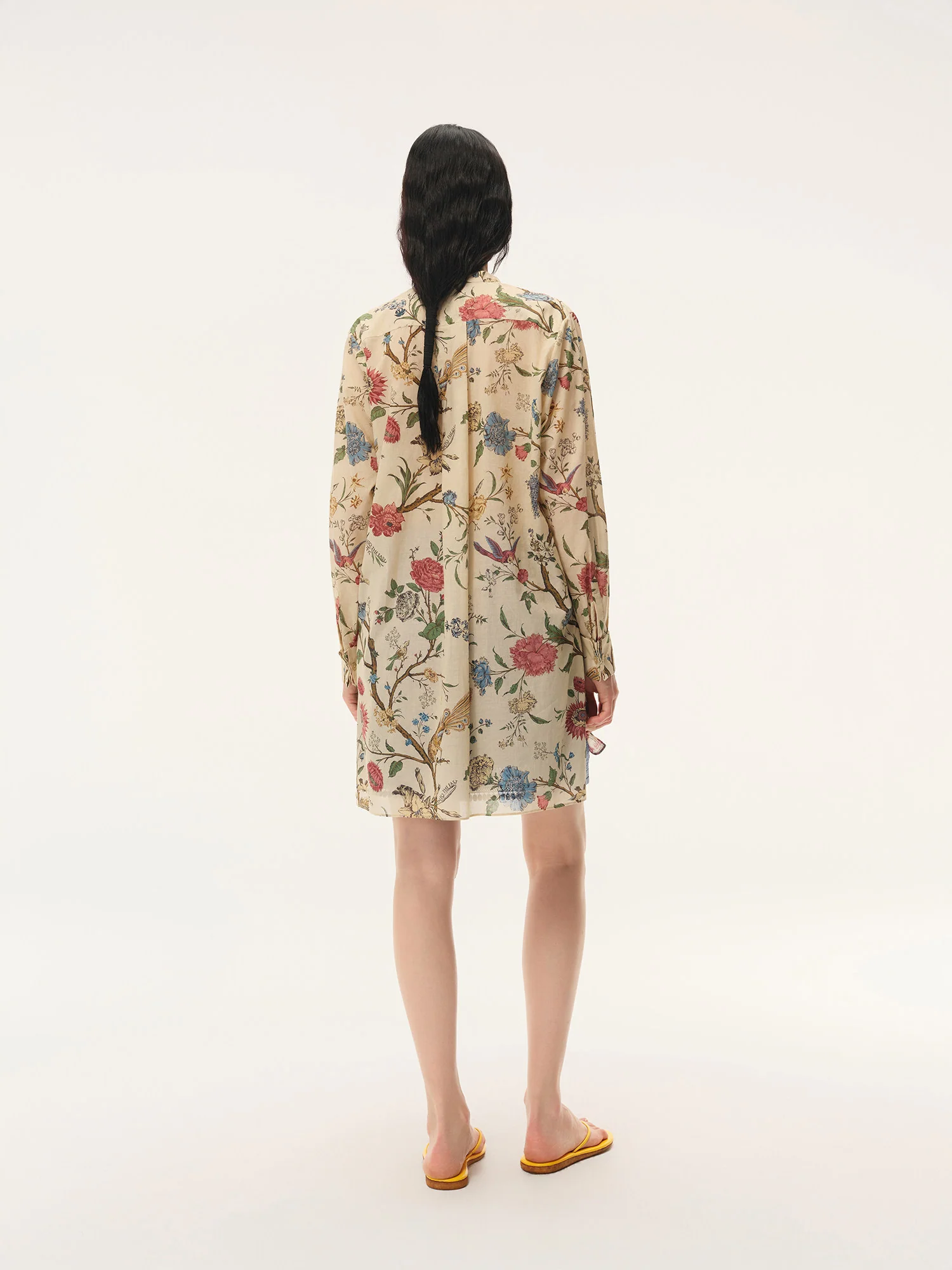INTO THE EAST Spring/Summer 2026 Floral Bird Tree Crew Neck Top/Shirt ITE-E1JBSSTP21030-HUA Floral Pattern - Image 10