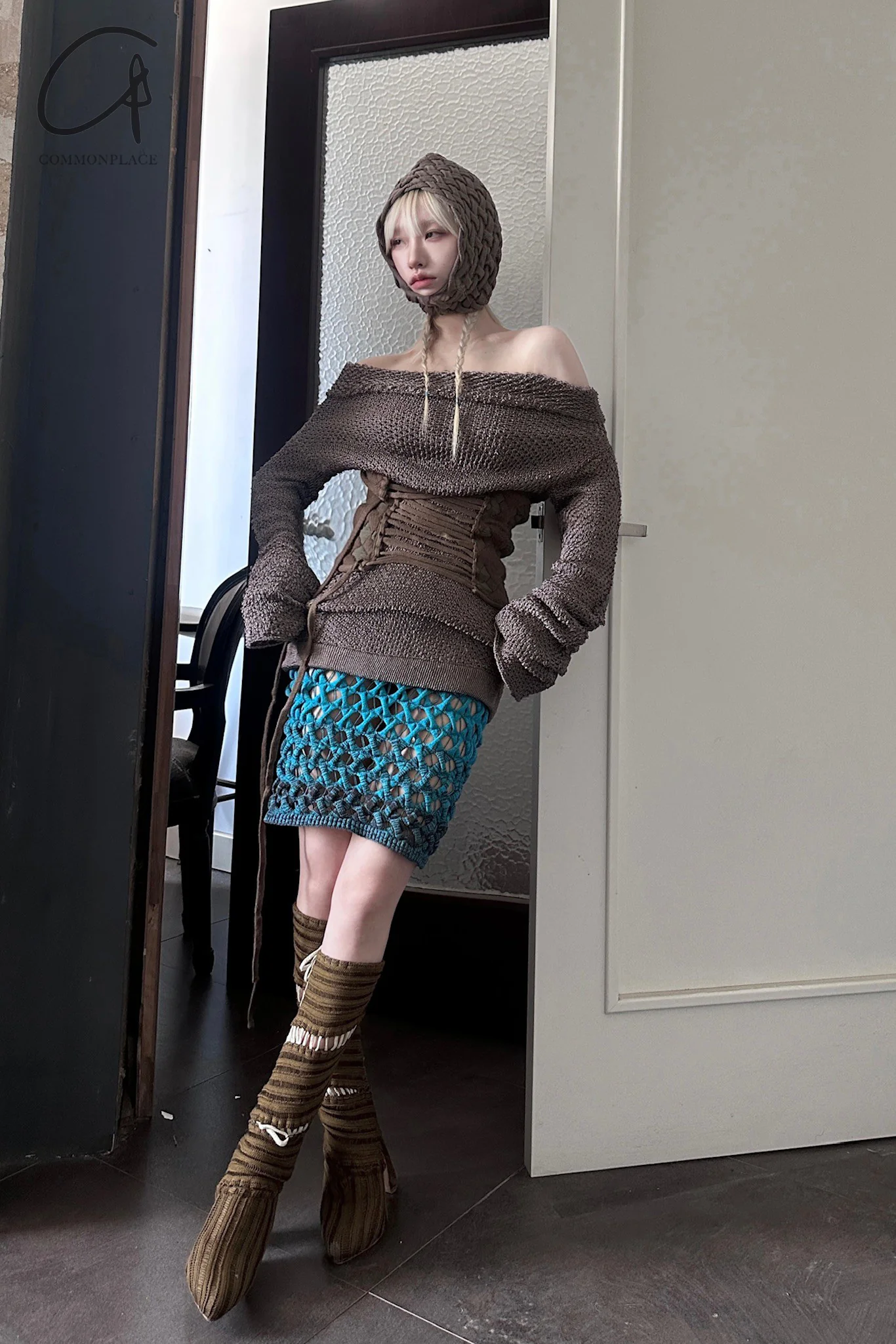 ISA BOULDER Adjustable quilted corset 22AC09 SWAMP - Image 12