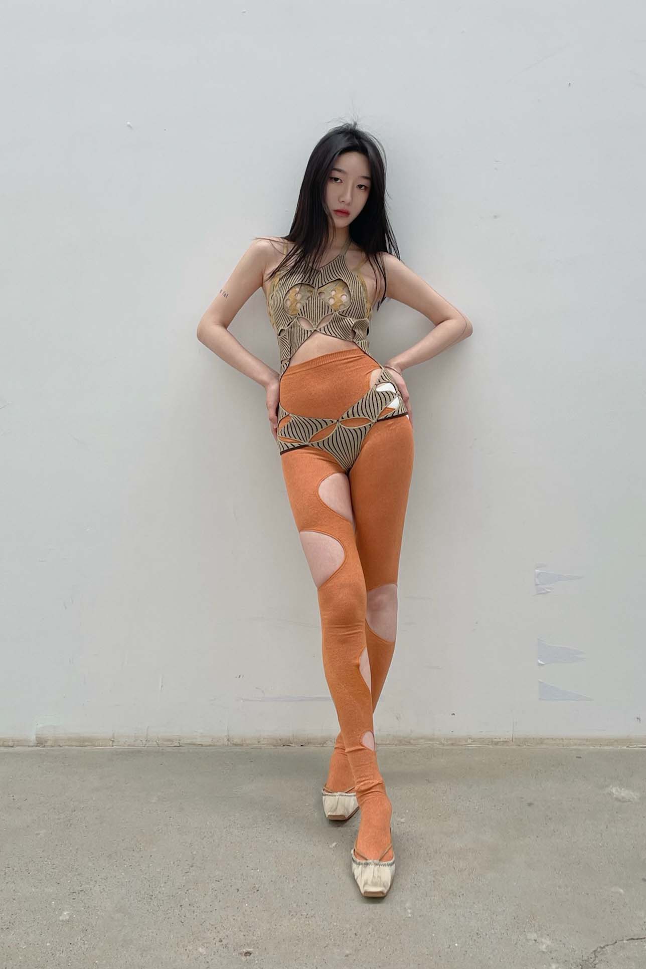 ISA BOULDER Argyle Bodysuit RS22K67 - Image 10