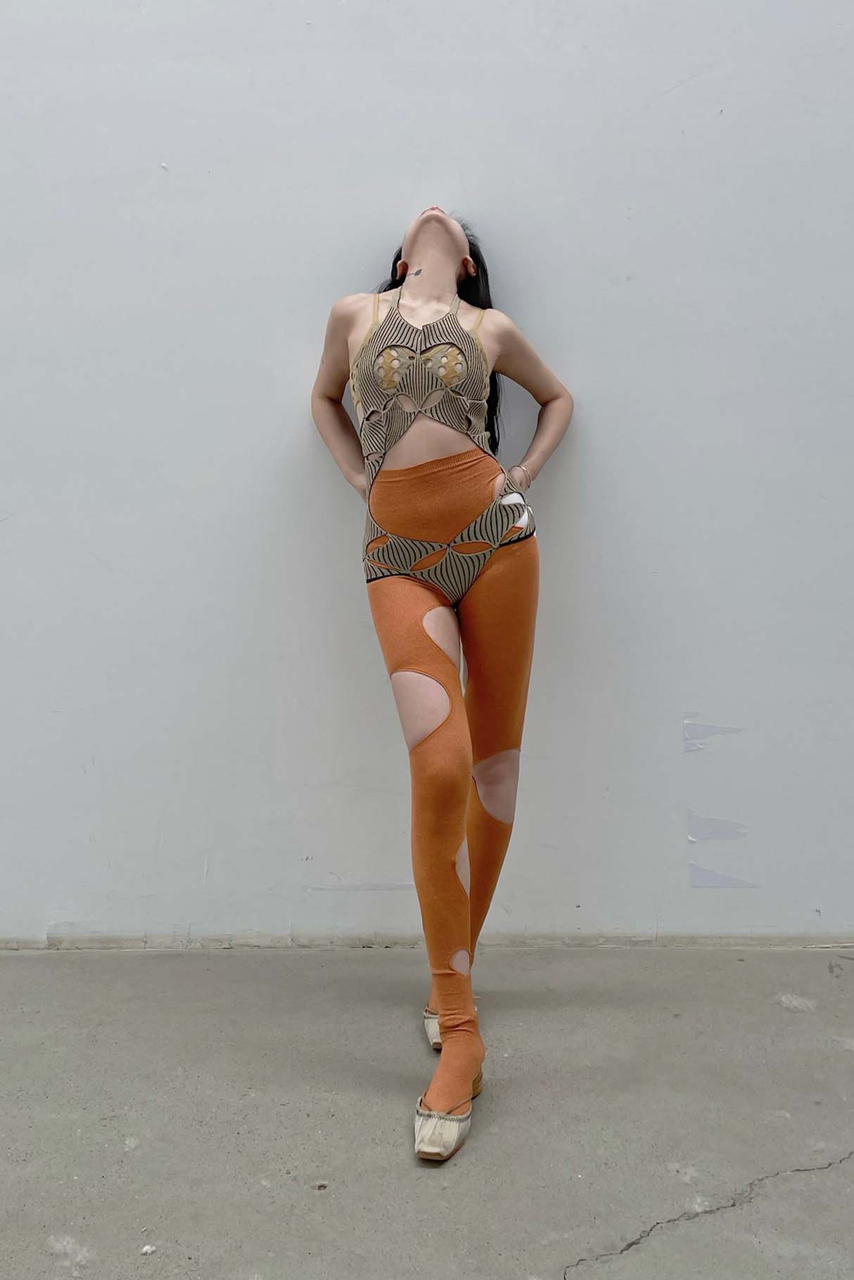 ISA BOULDER Argyle Bodysuit RS22K67 - Image 11