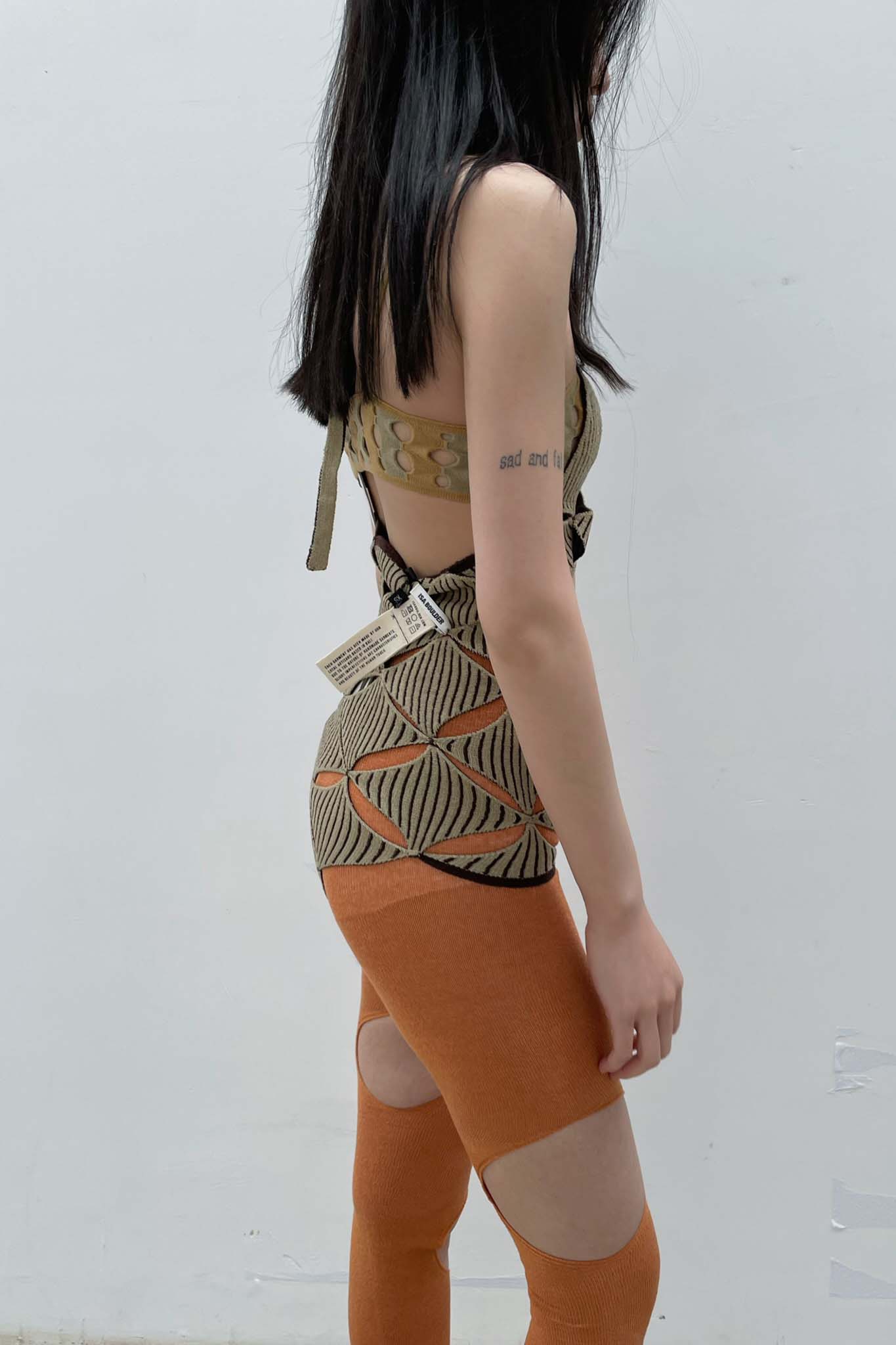 ISA BOULDER Argyle Bodysuit RS22K67 - Image 8
