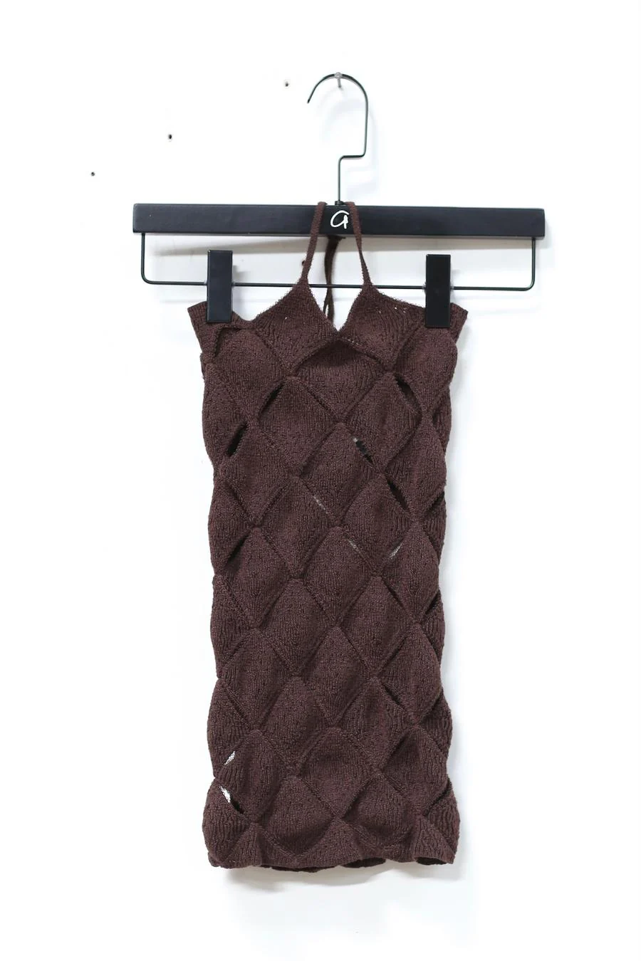 ISA BOULDER Argyle lace crew neck top SS22K44 - Image 8