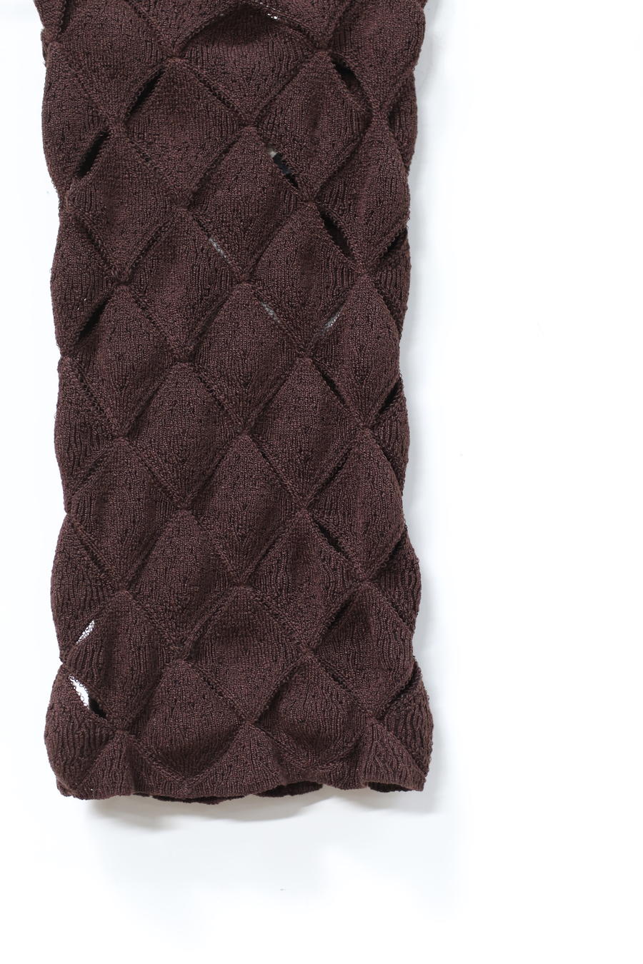 ISA BOULDER Argyle lace crew neck top SS22K44 - Image 9