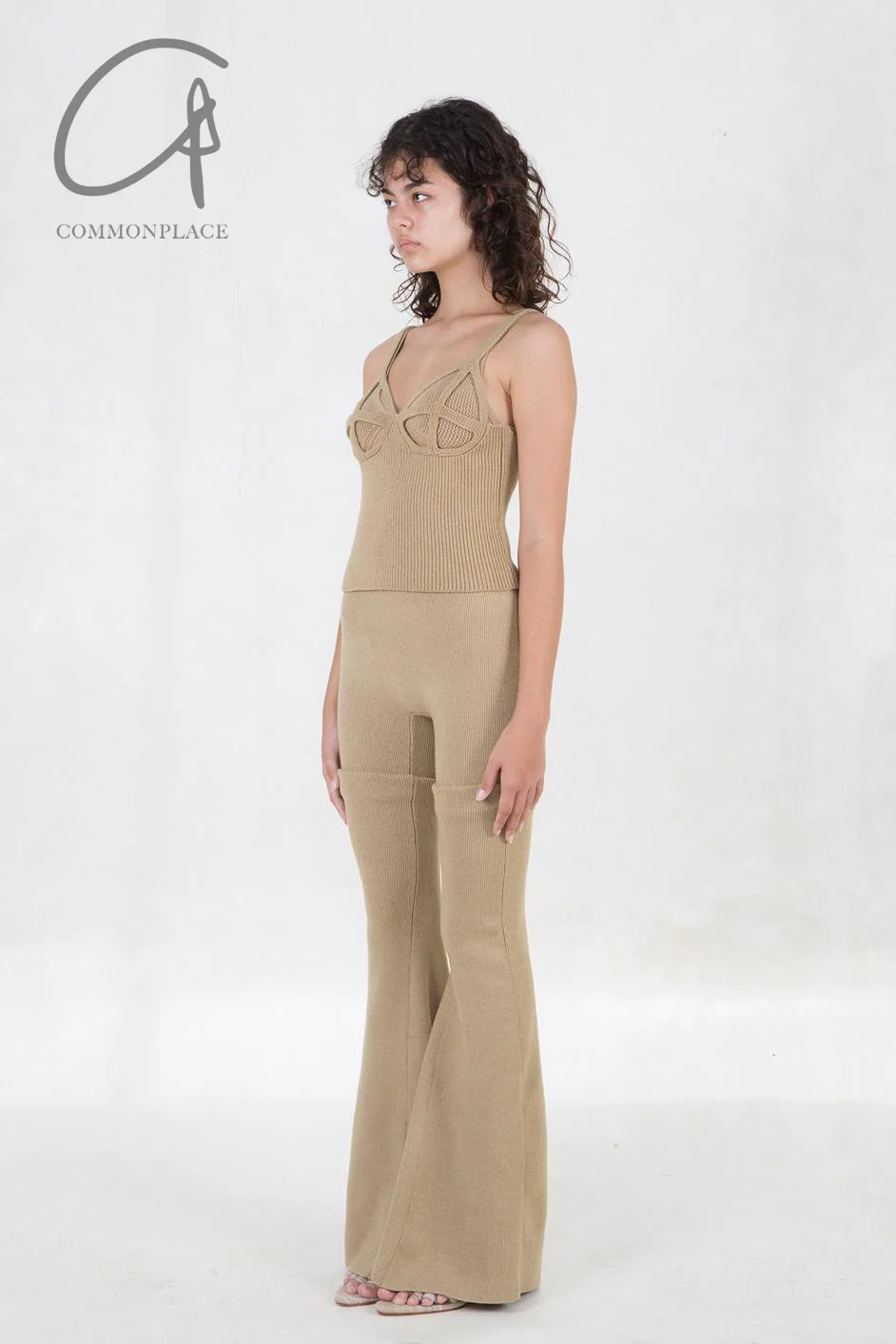 ISA Boulder Cage Knit Case Knit Top Oatmeal - Image 22