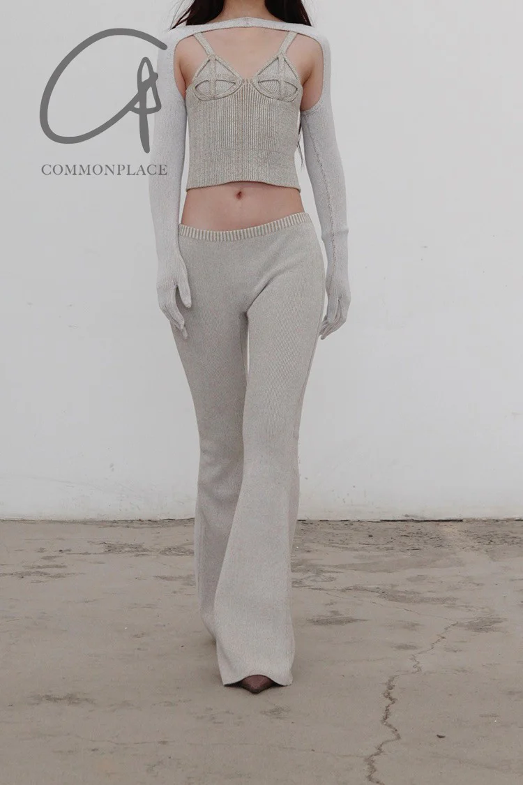 ISA Boulder Cage Knit Case Knit Top Oatmeal - Image 6