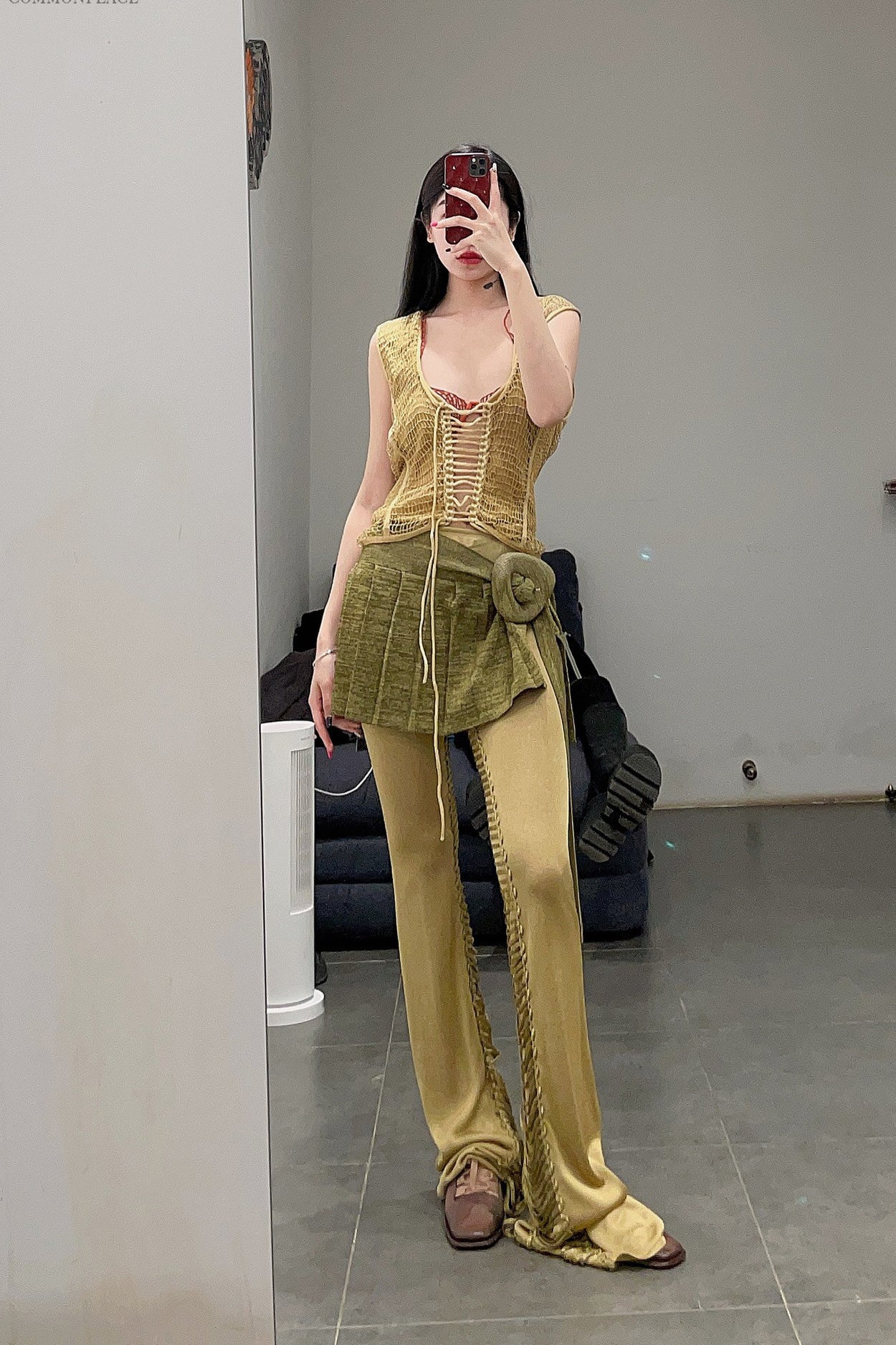 ISA BOULDER Corset Top RS23TP11 Gold - Image 15