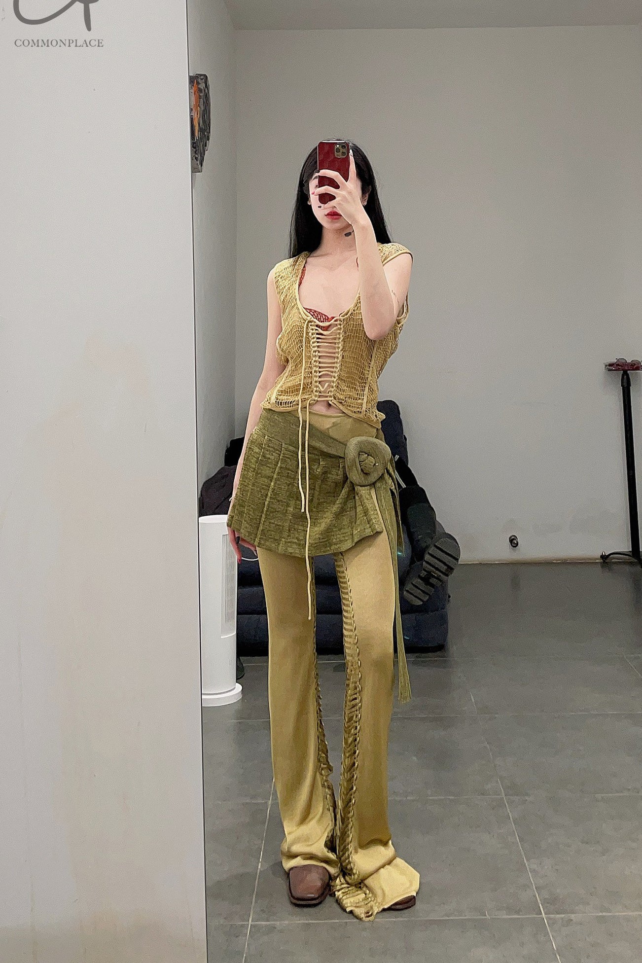 ISA BOULDER Corset Top RS23TP11 Gold - Image 16