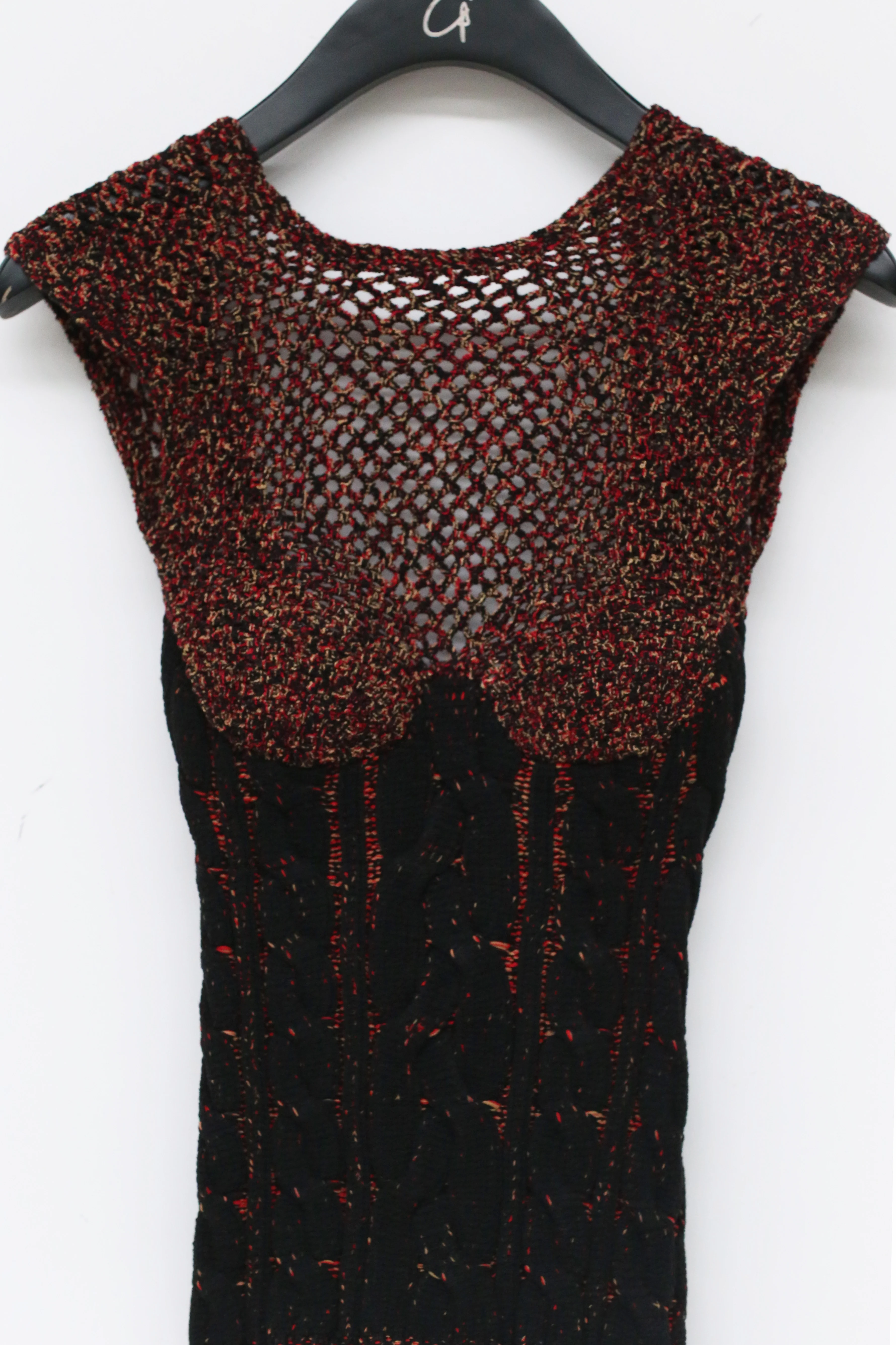 ISA Boulder Crochet Top Cablemix Crochet Top Techno - Image 2