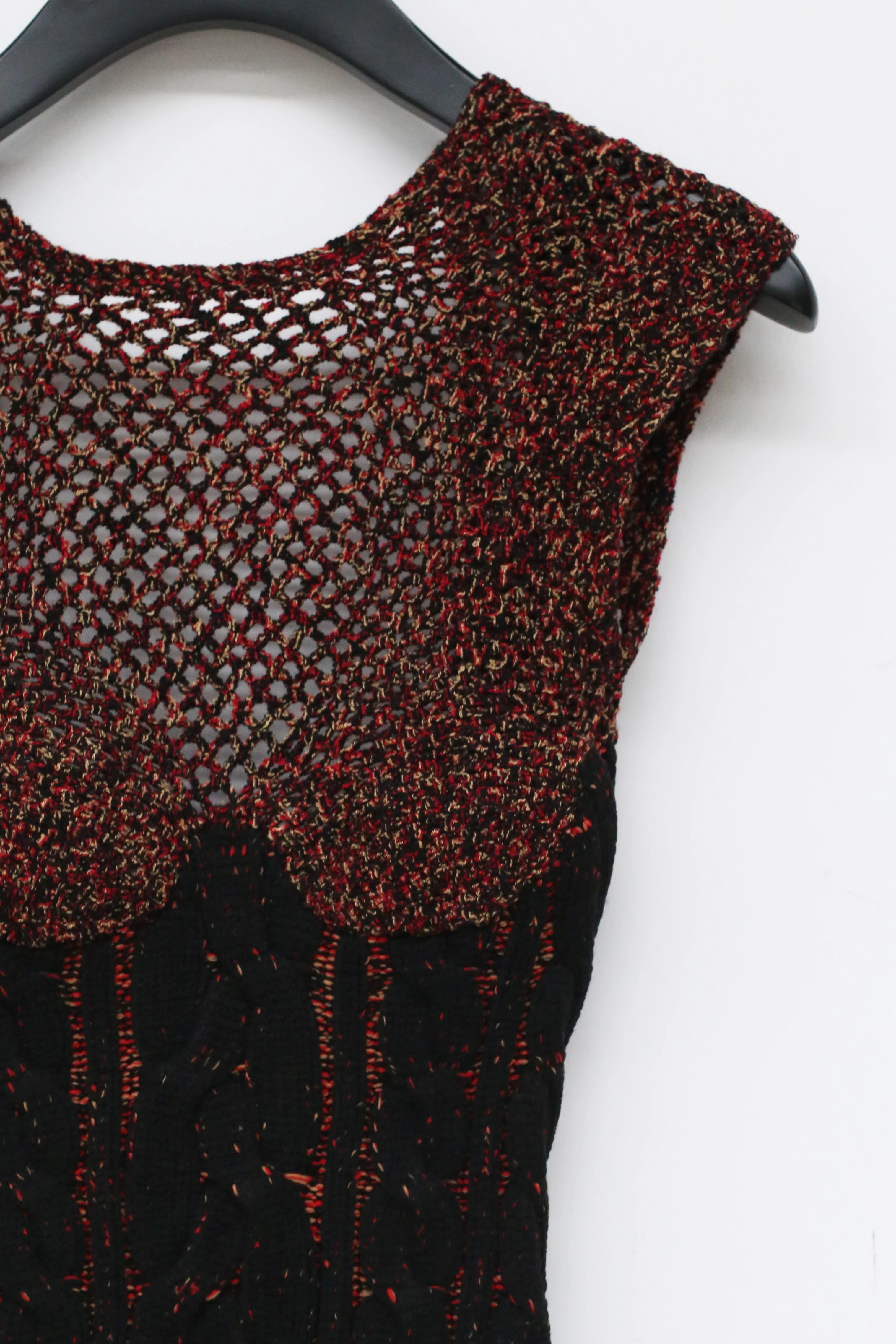 ISA Boulder Crochet Top Cablemix Crochet Top Techno - Image 3