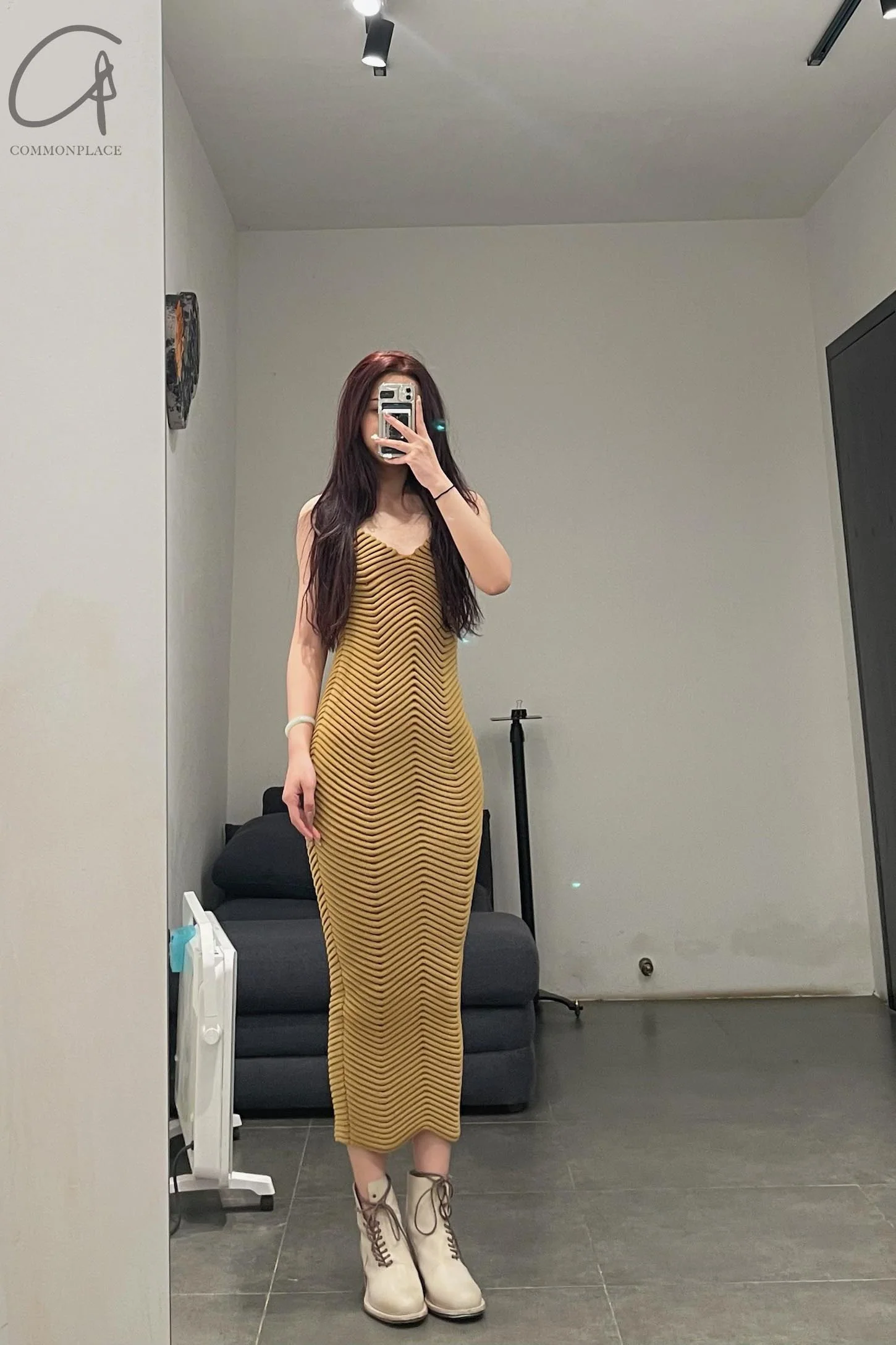 ISA BOULDER curly hair long skirt AW21DR03 GINGERBREAD(AW21DR03I) - Image 17