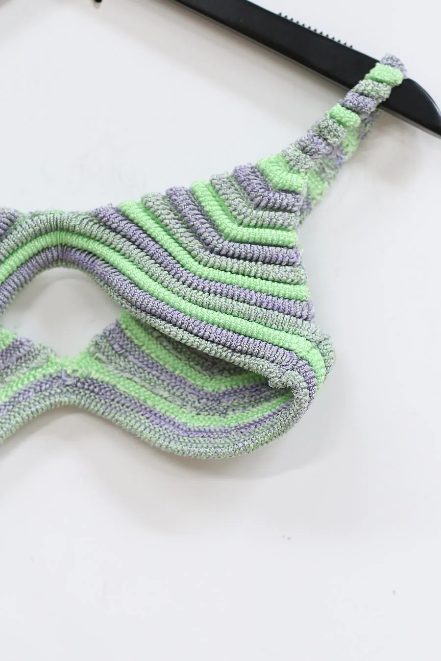 ISA BOULDER Curly Knot Bra SS22K8 Mint Green - Image 8