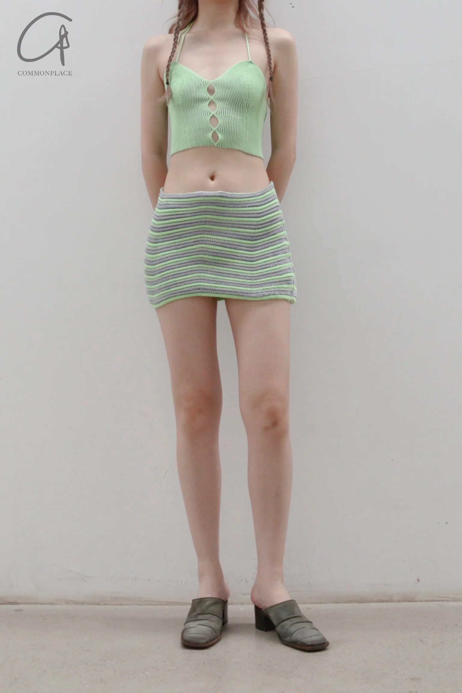ISA BOULDER Curly Mini Skirt SS22K9 - Image 4