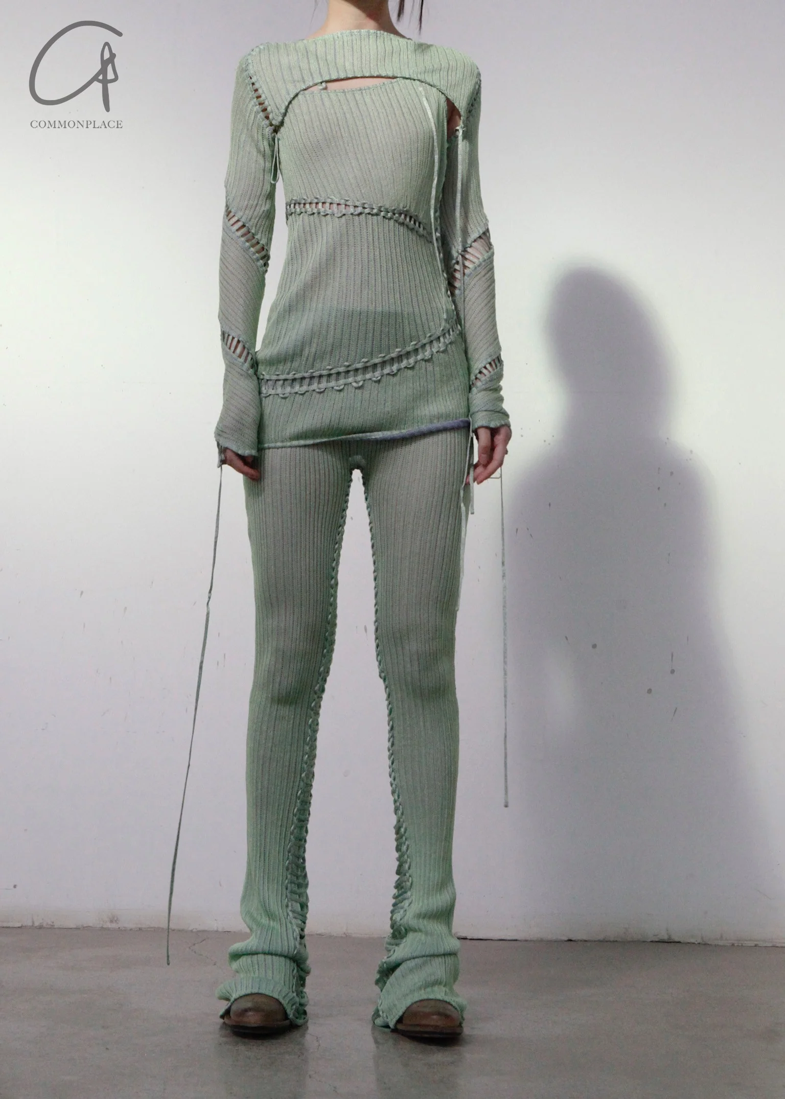 ISA BOULDER Foldable Pants (Reversible) 22PT09 Mint Green - Image 2