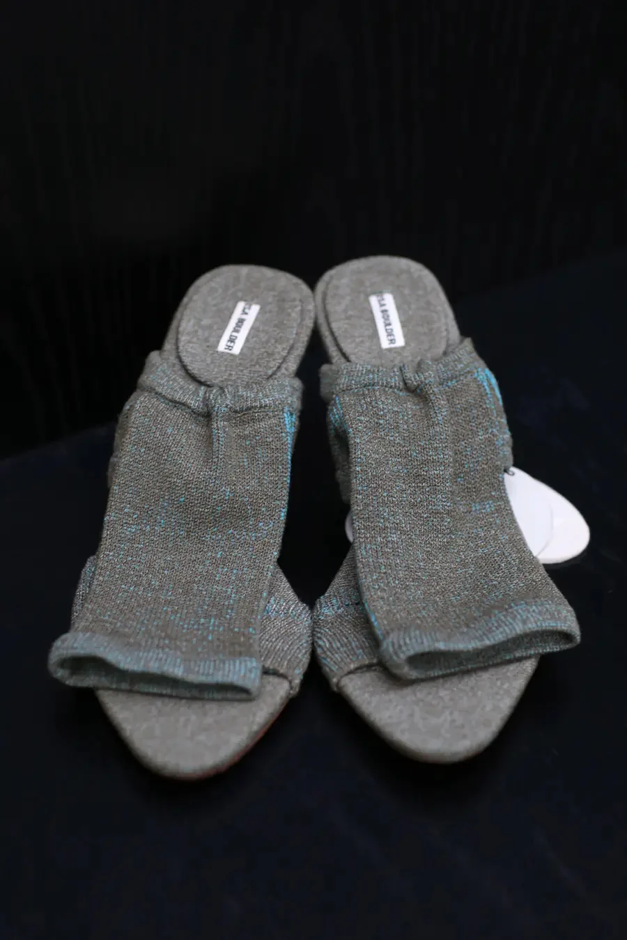 ISA BOULDER garter shoes RS24WSH01 moss blue-green