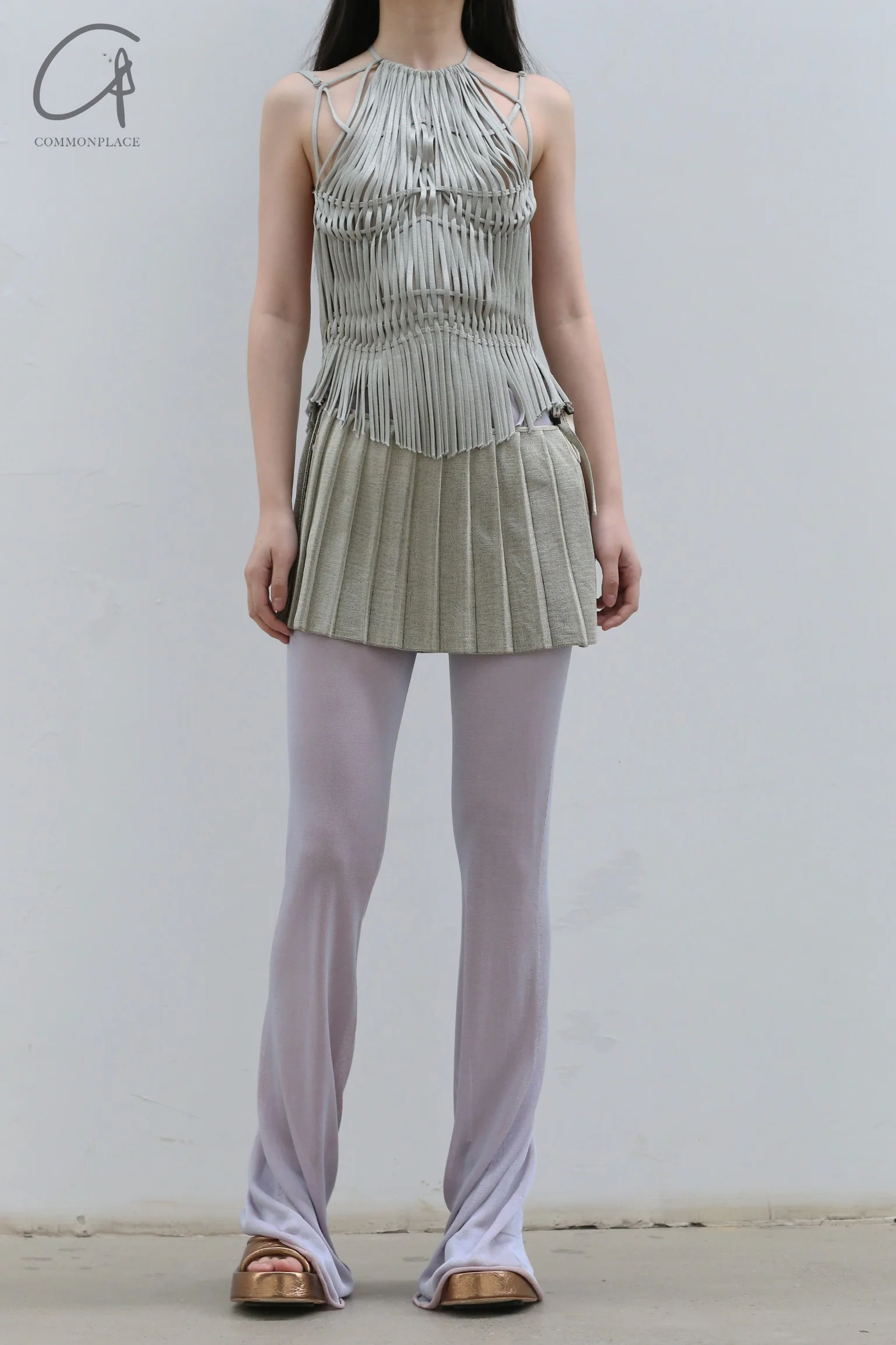 ISA BOULDER interwoven miniskirt RS23SK9 - Image 3