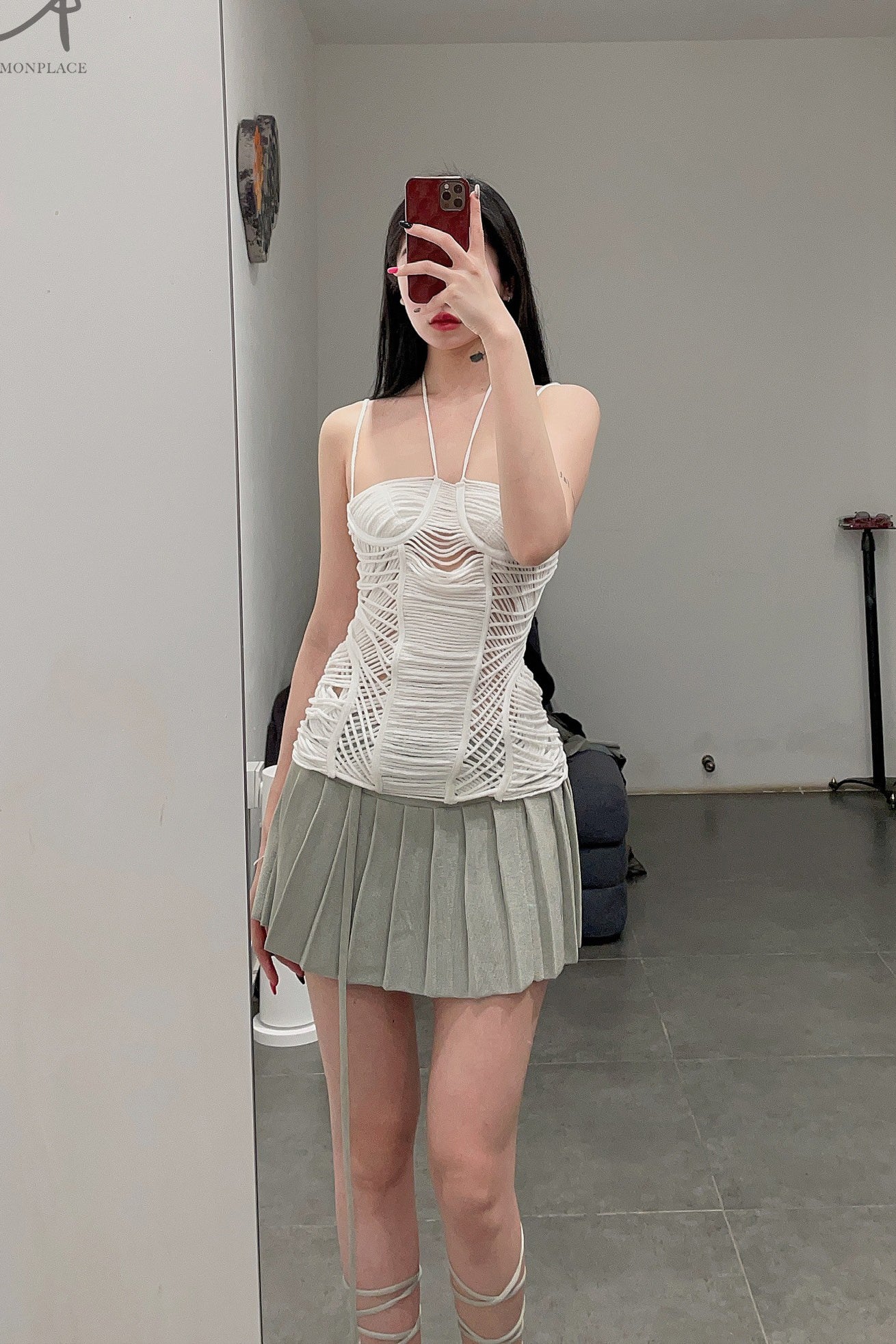 ISA BOULDER interwoven miniskirt RS23SK9 - Image 31