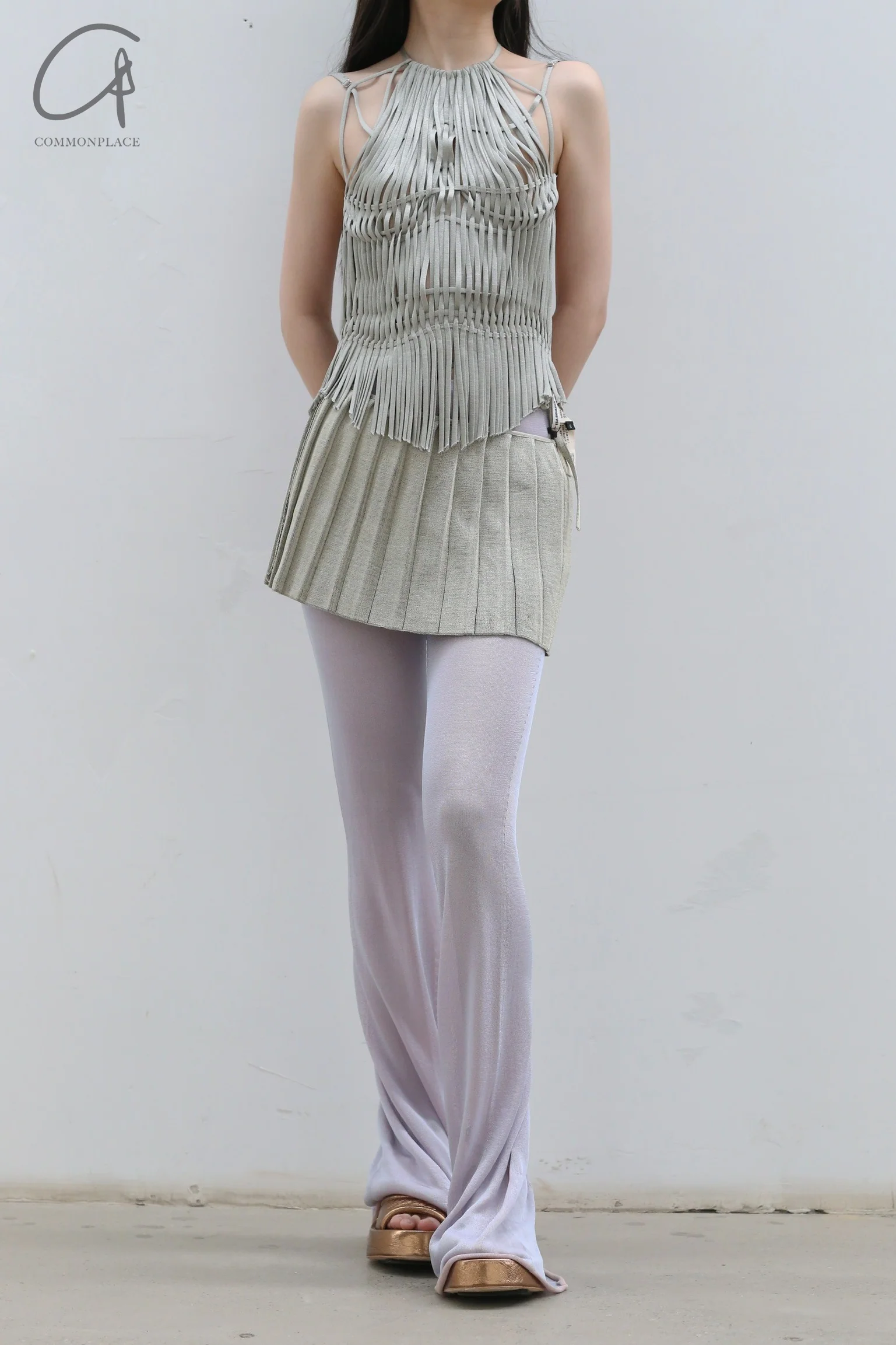 ISA BOULDER interwoven miniskirt RS23SK9 - Image 7