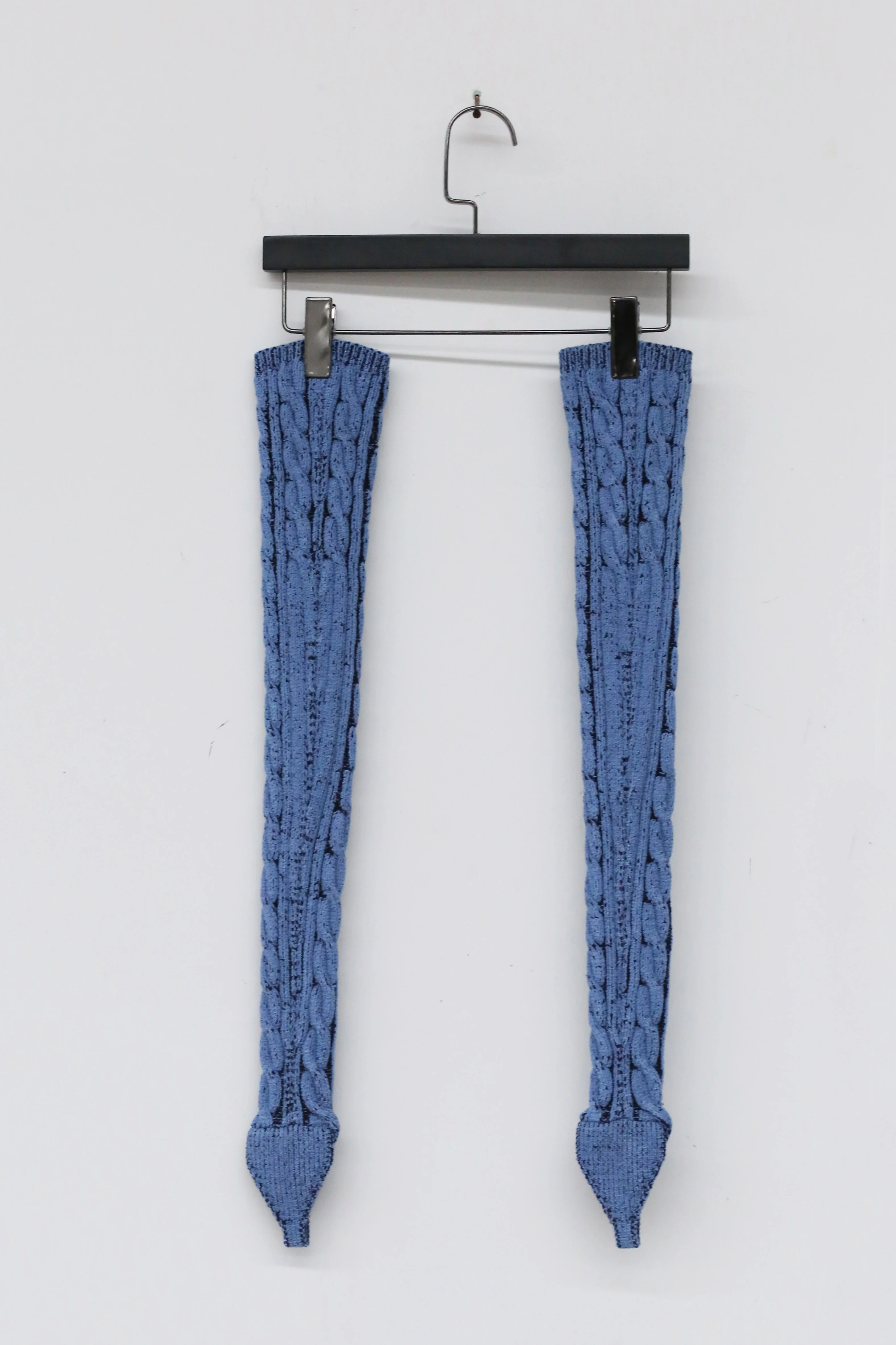 ISA BOULDER knitted socks CABLEGUY SOCKS BABYBLUE