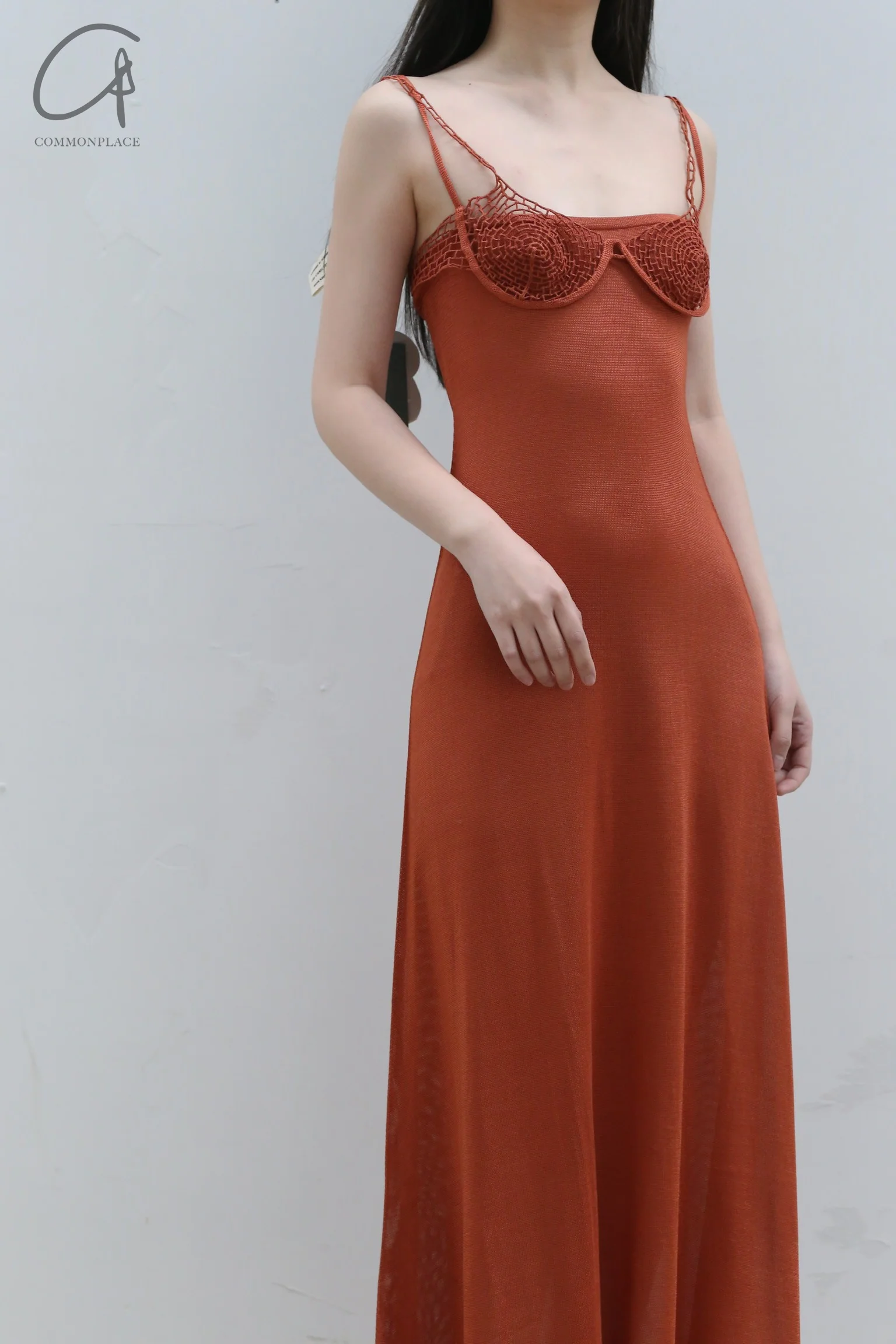 ISA BOULDER Mind Map Dress (with Bra) RS23DR7 Chilli Red - Image 3
