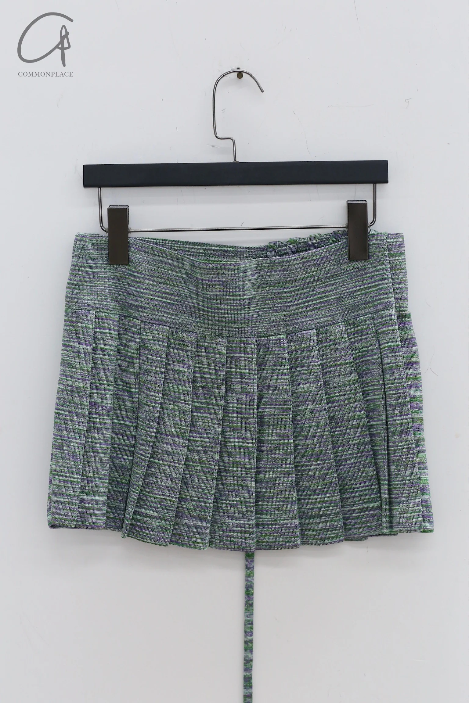 ISA BOULDER PLEATED MINI SKIRT COLLECTION Indonesia IB-22SK04-SZL Aqua Green - Image 2