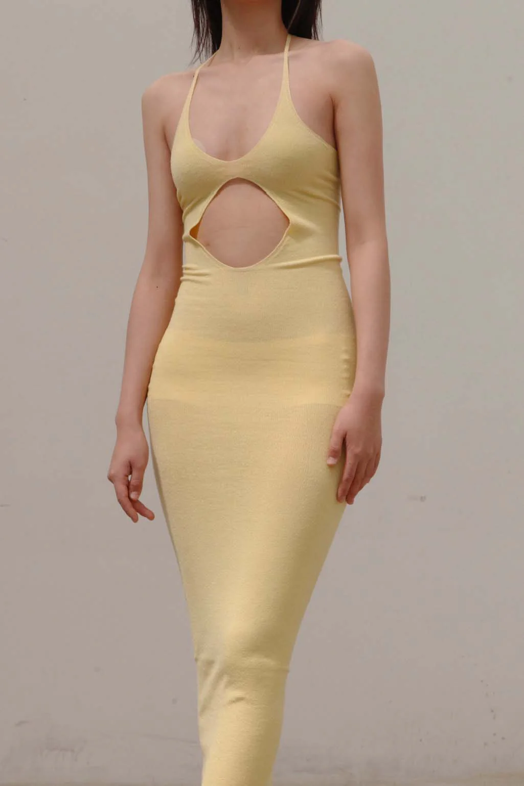ISA BOULDER Pull Back Dress RS22K21B Yellow - Image 2