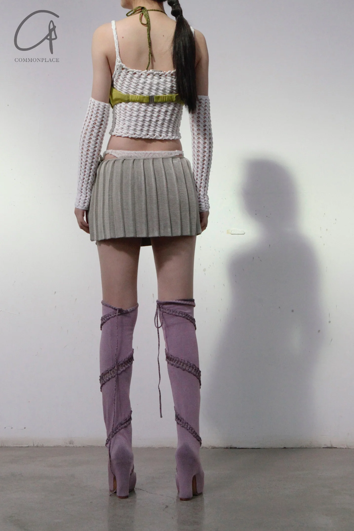 ISA BOULDER PLEATED MINI SKIRT COLLECTION Indonesia IB-22SK04-JIN Gold - Image 11