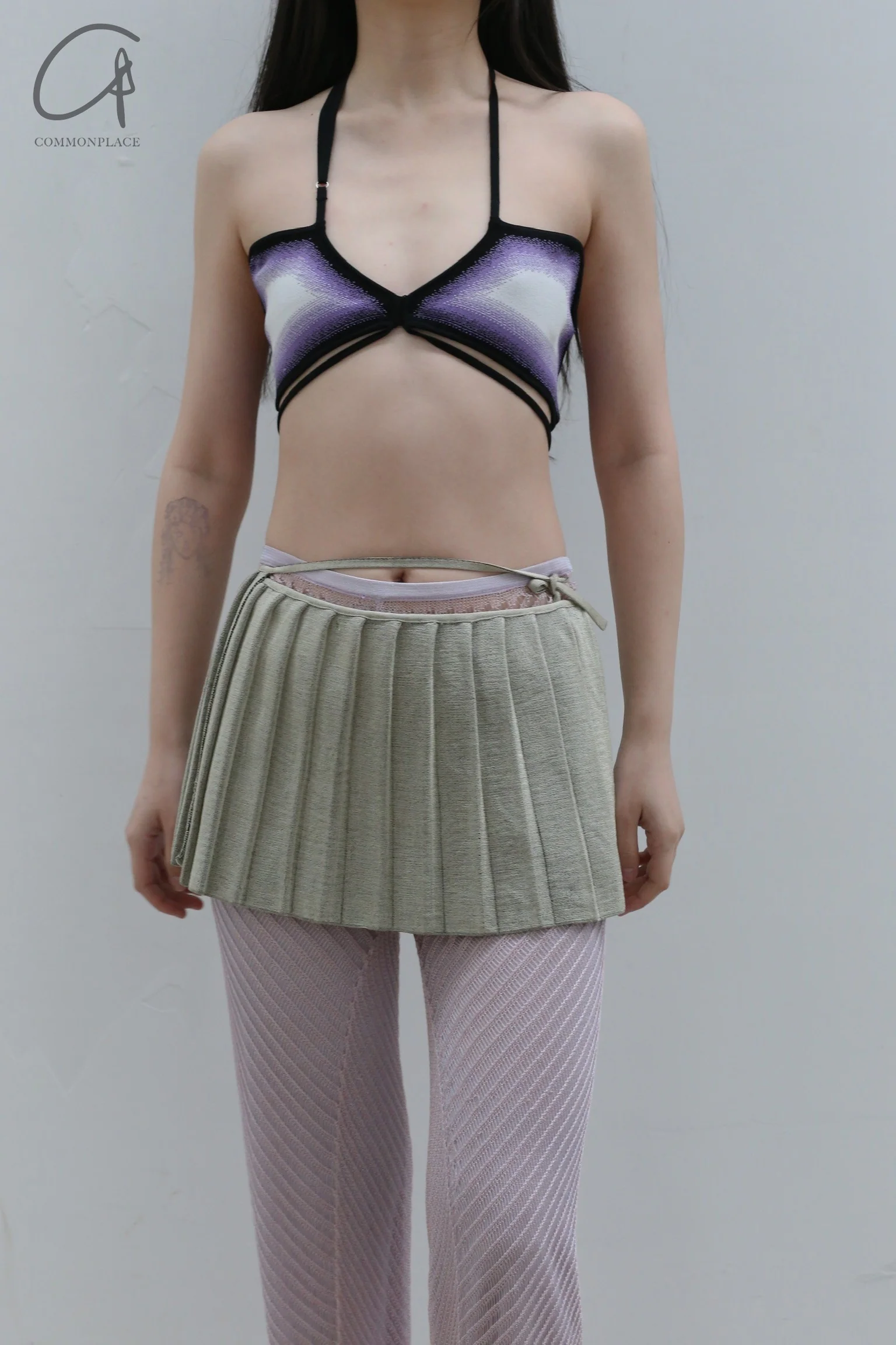 ISA BOULDER PLEATED MINI SKIRT COLLECTION Indonesia IB-22SK04-JIN Gold - Image 17