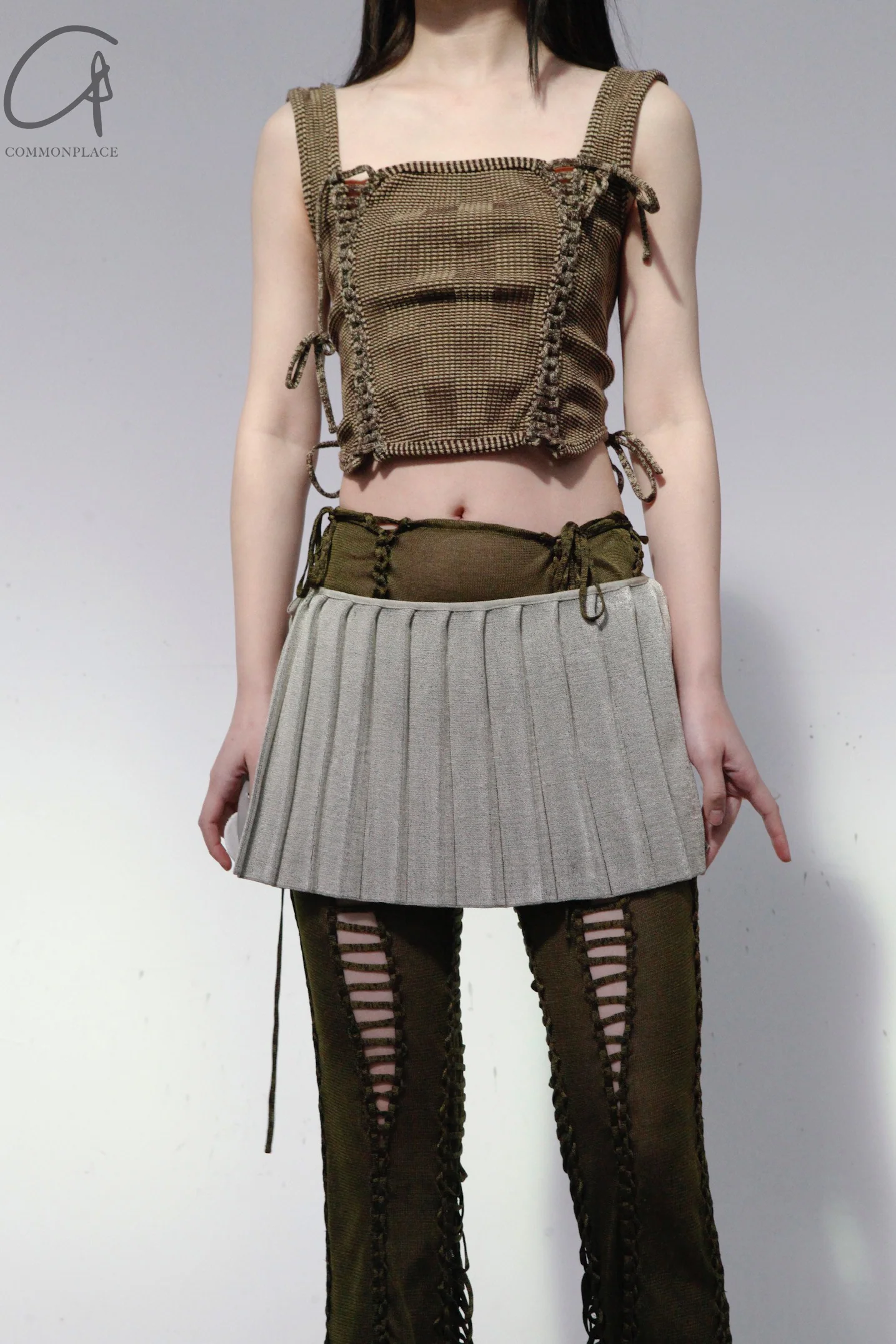 ISA BOULDER PLEATED MINI SKIRT COLLECTION Indonesia IB-22SK04-JIN Gold - Image 25