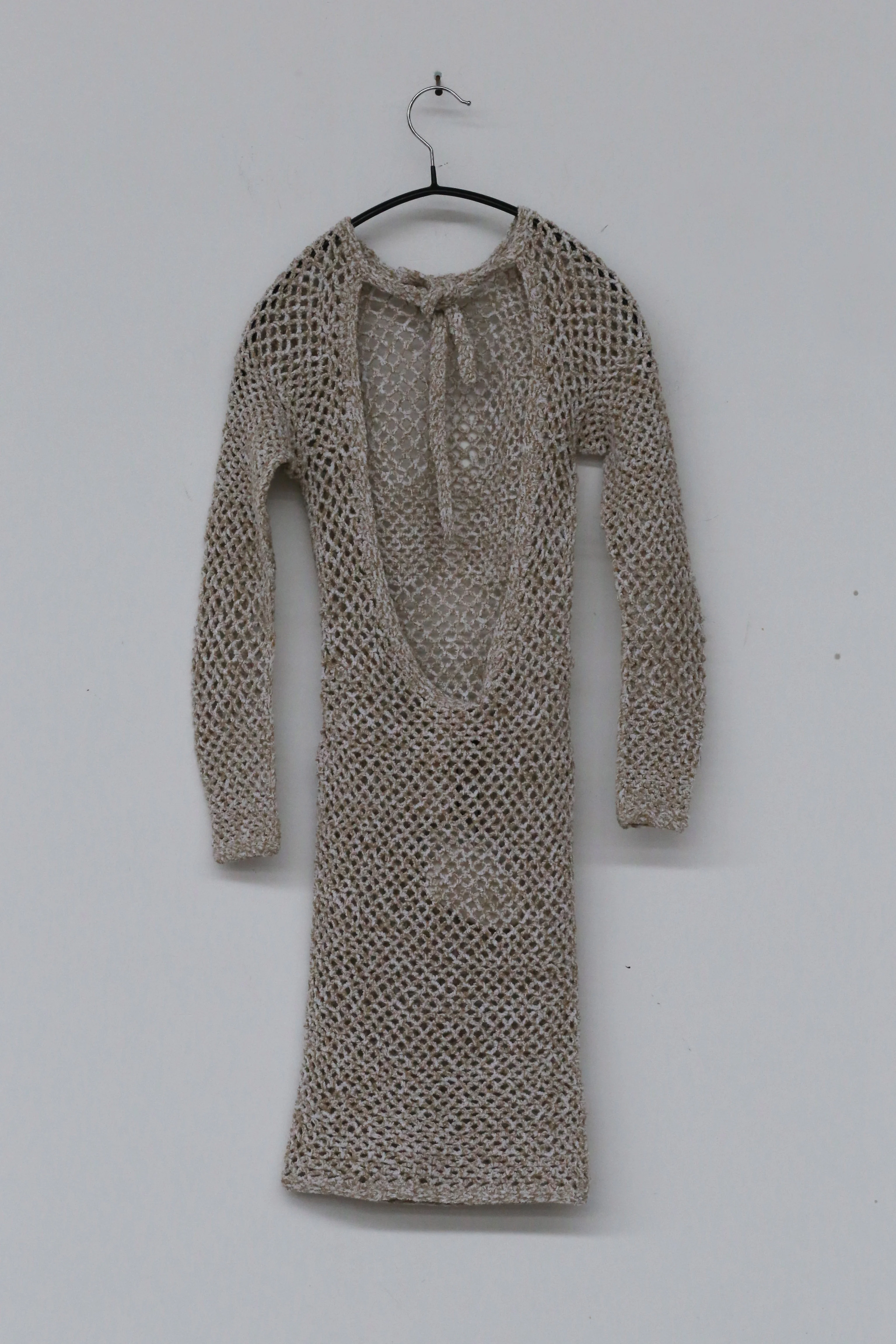 ISA BOULDER SCAN LONG SLEEVES DRESS OATMEAL - Image 5