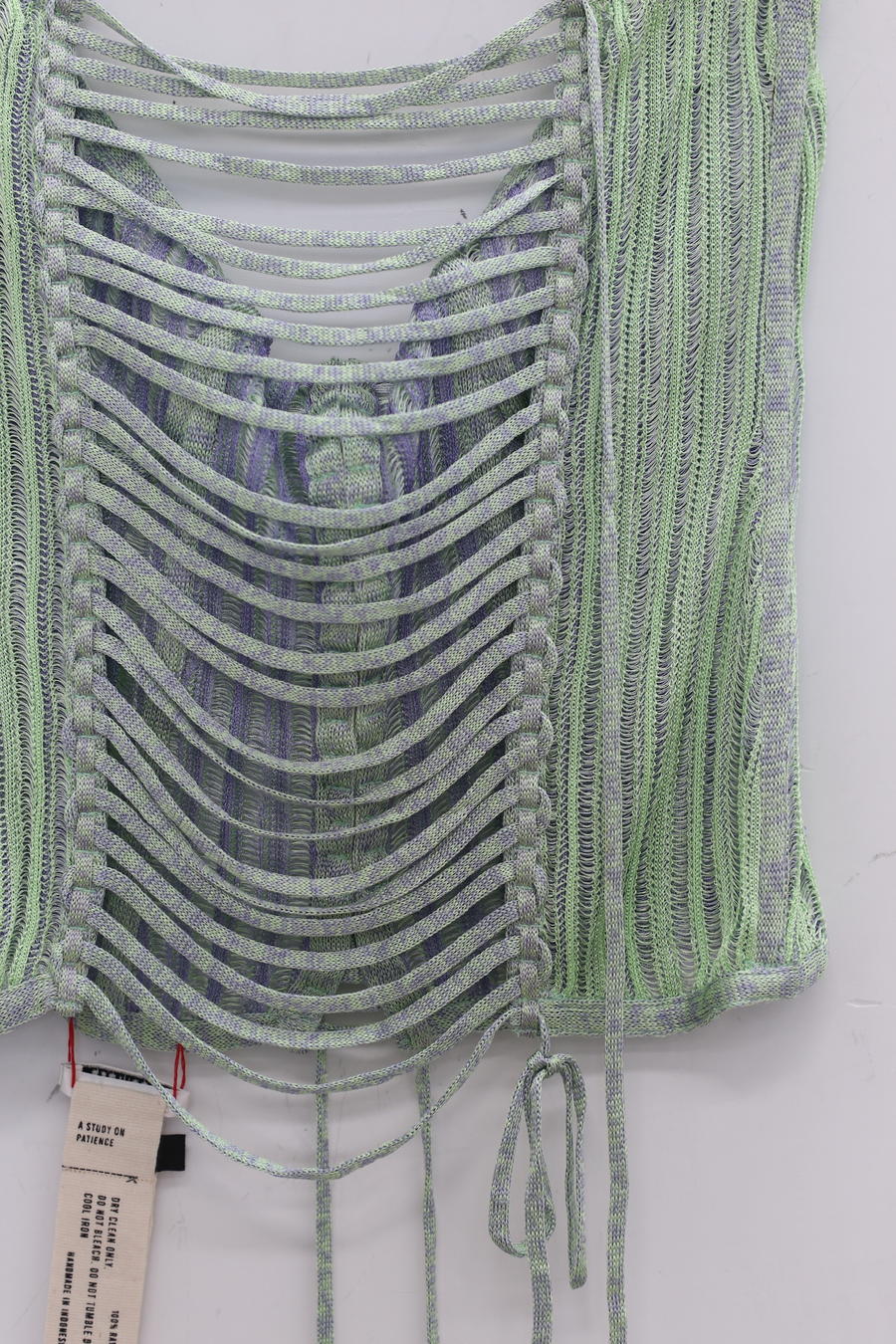ISA BOULDER Reversible Stretchable Herringbone Corset Indonesia IB-22TP18-BHL Mint Green - Image 3
