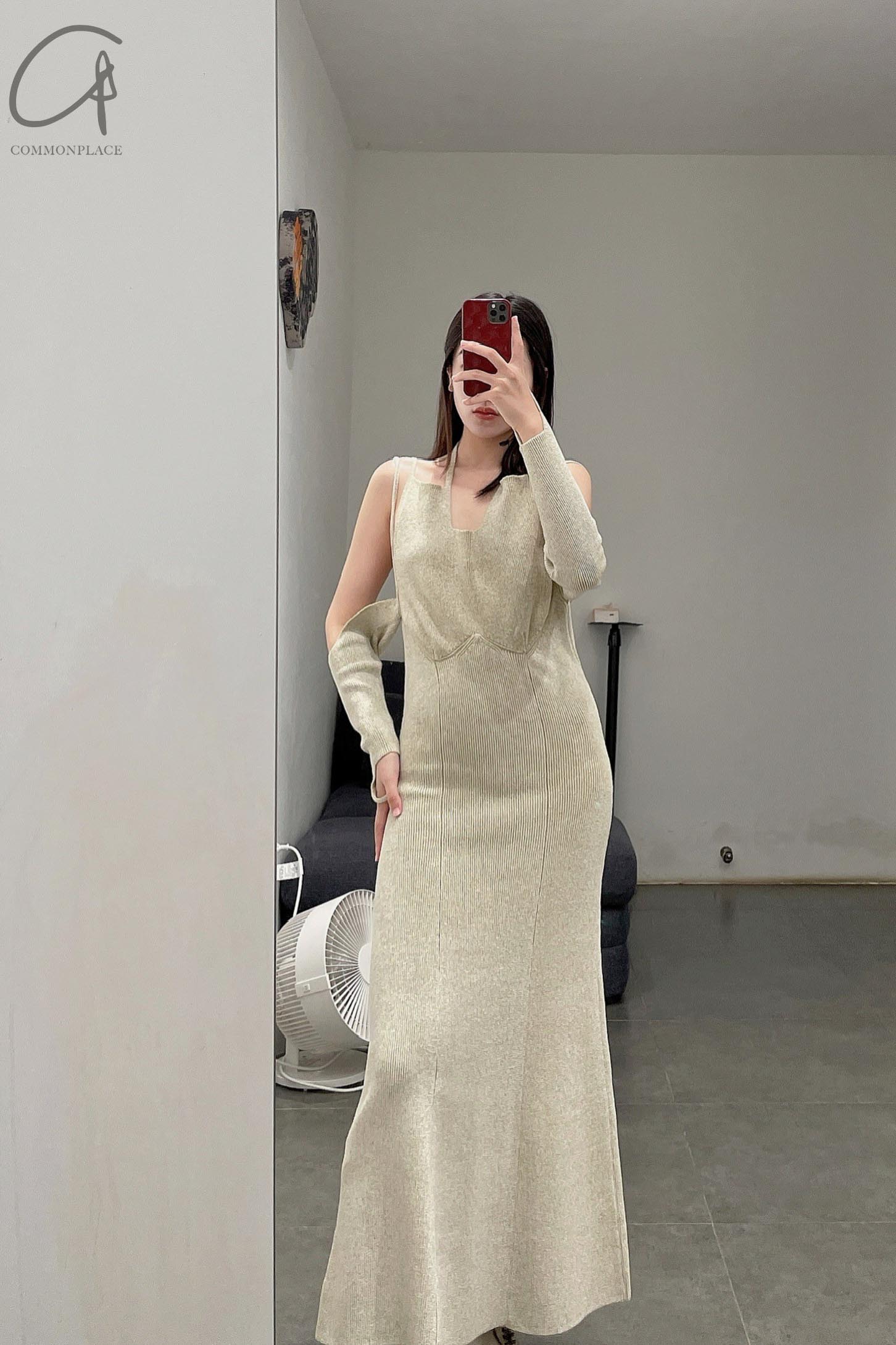 ISA BOULDER tangible clothing VISIBLE DRESS OATMEAL - Image 18