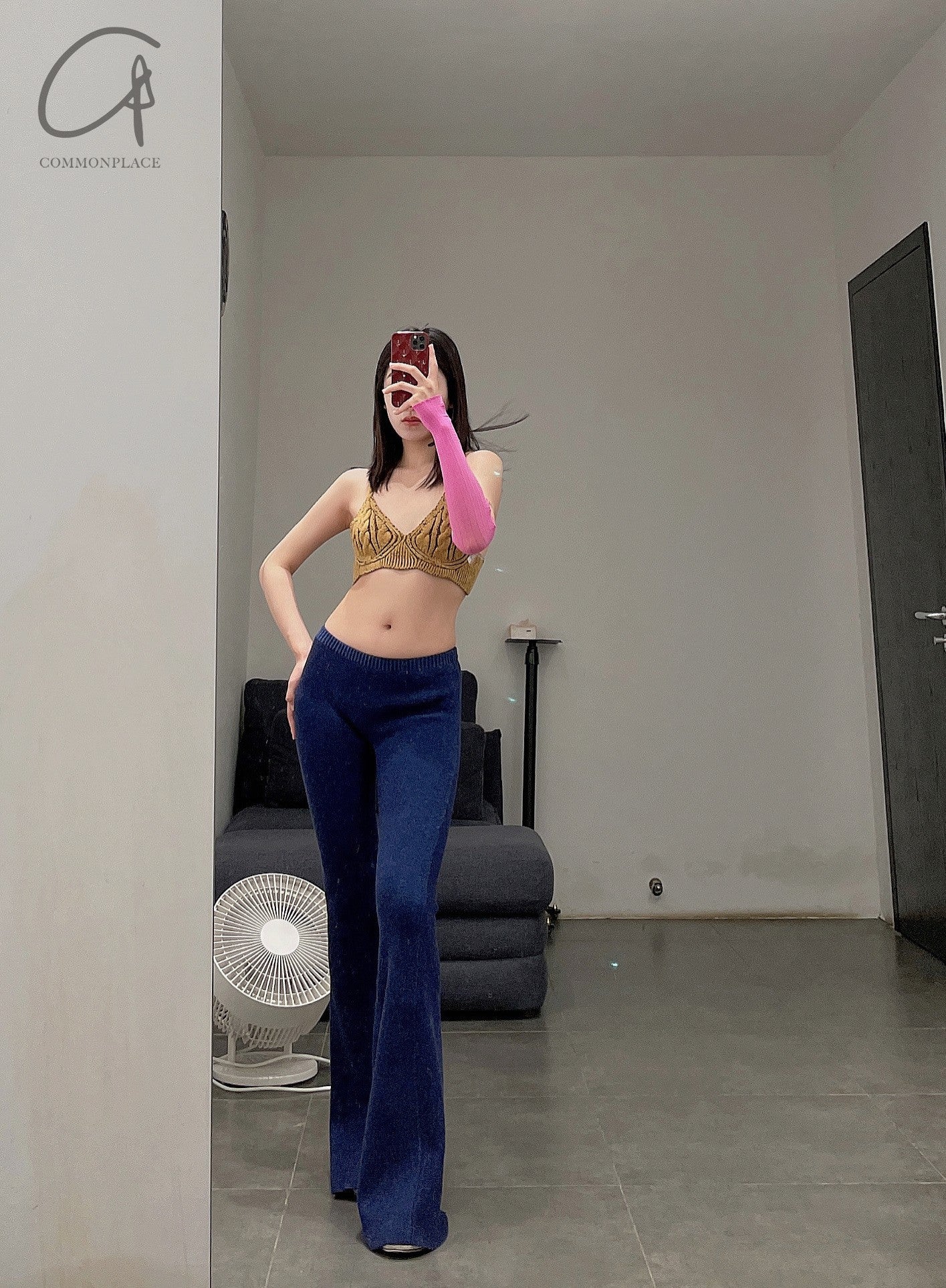 ISA BOULDER TENT KNIT PANTS INDIGO - Image 8