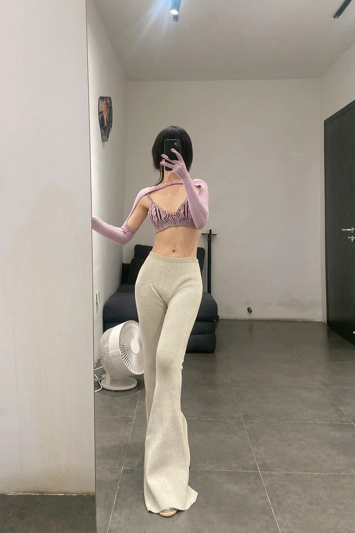 ISA BOULDER TENT KNIT PANTS OATMEAL - Image 26