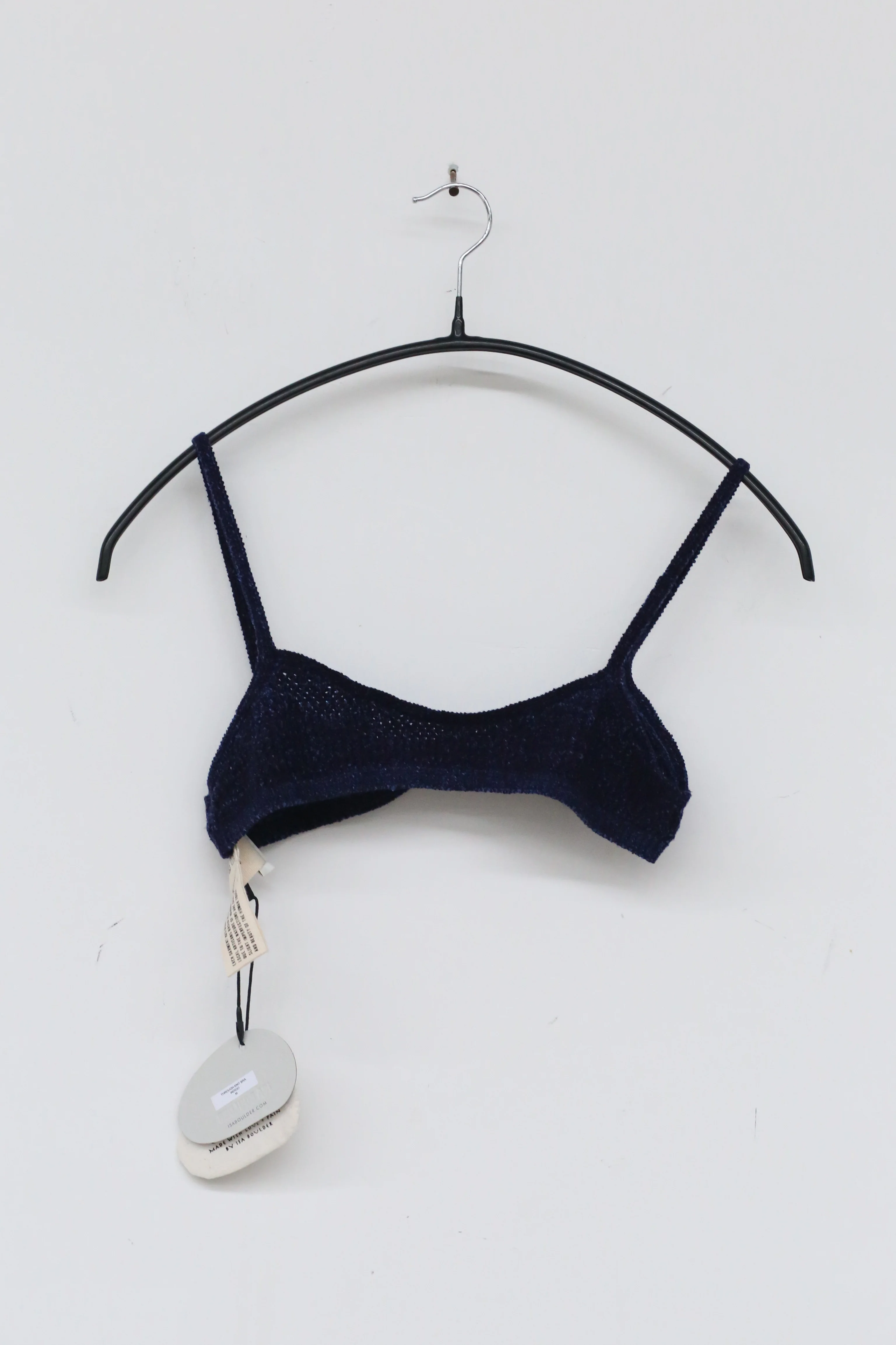 ISA BOULDER THROUGH KNIT BRA INDIGO - Image 8