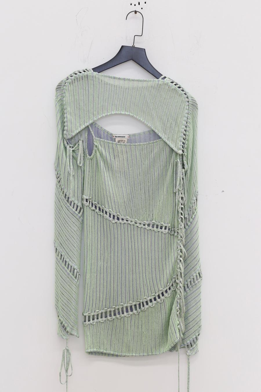 ISA BOULDER Two-Piece Long Sleeve Top 22TP04 Mint Green