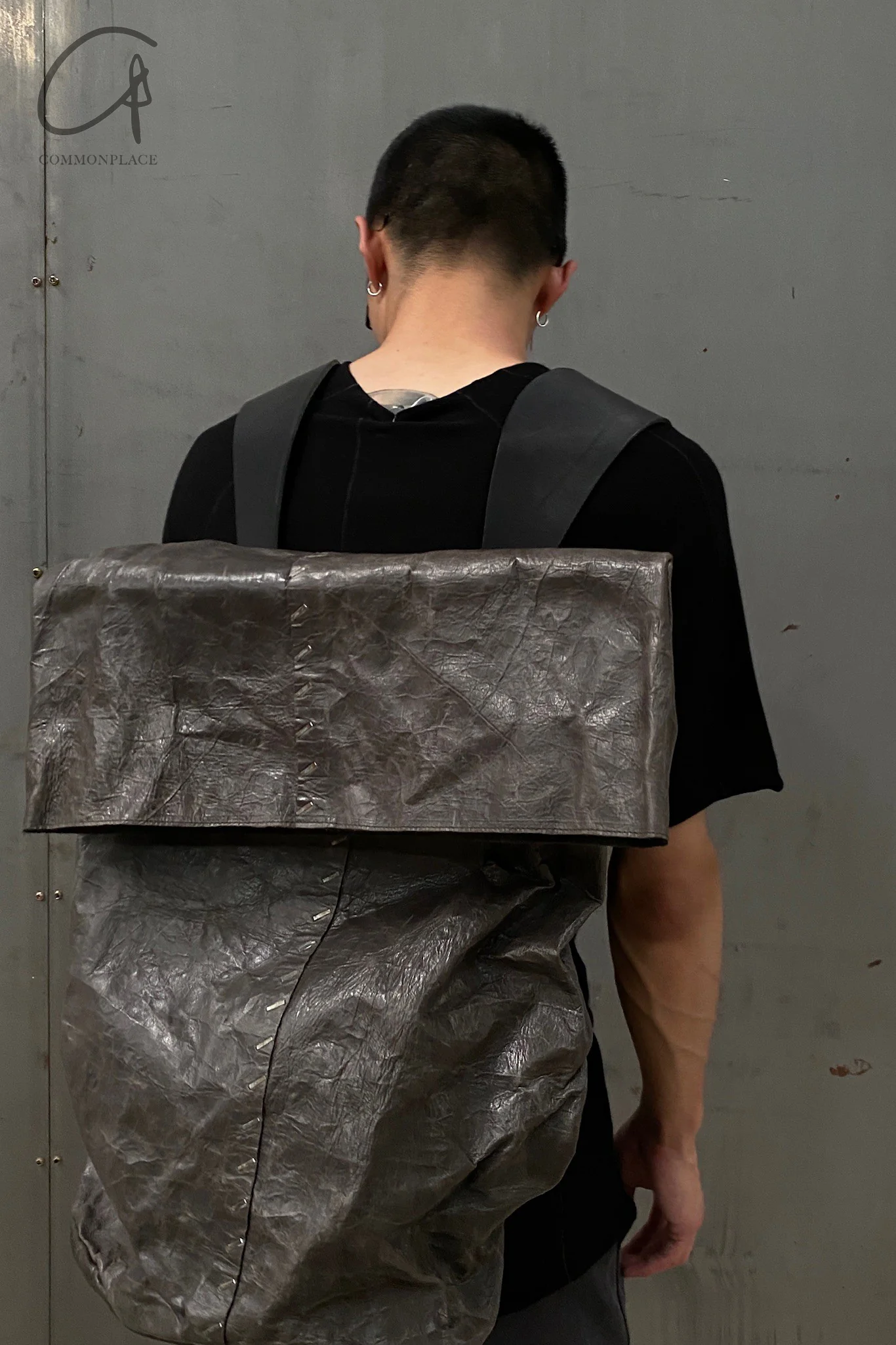 isaac sellam backpack in calfskin BARDA-MEMOIRE PLOMB - Image 7