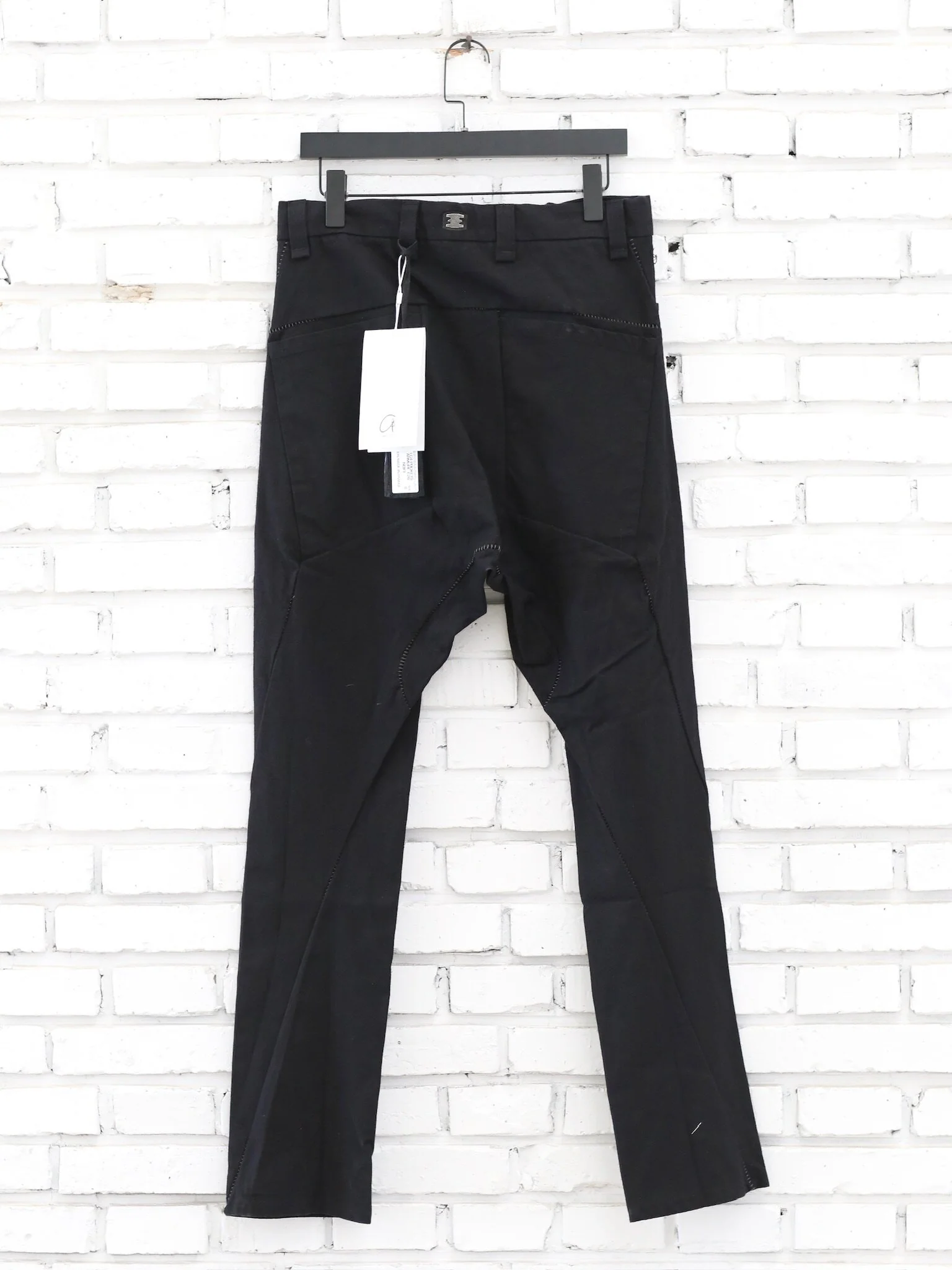 isaac sellam casual pants IS-LC4 POCKETS -ARMURE E26-NOIR - Image 4
