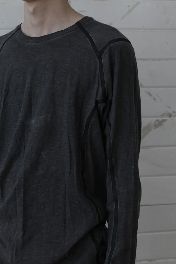 isaac sellam lead color top APAISE LT-JERSEY E17-PLOMB  PIS01 - Image 3