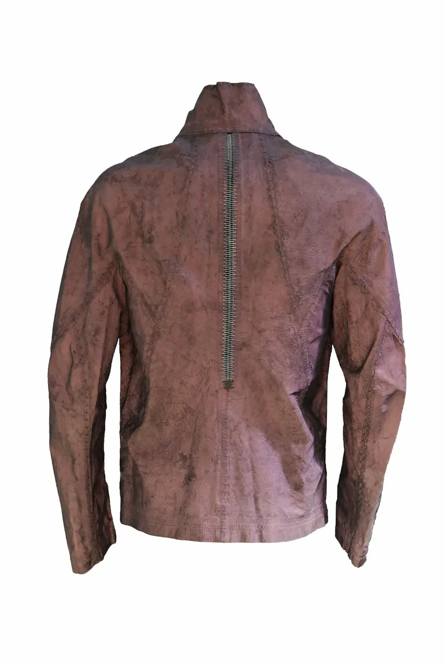isaac sellam reflective leather jacket SULFUREUX TALMUD CUIVRE - Image 21
