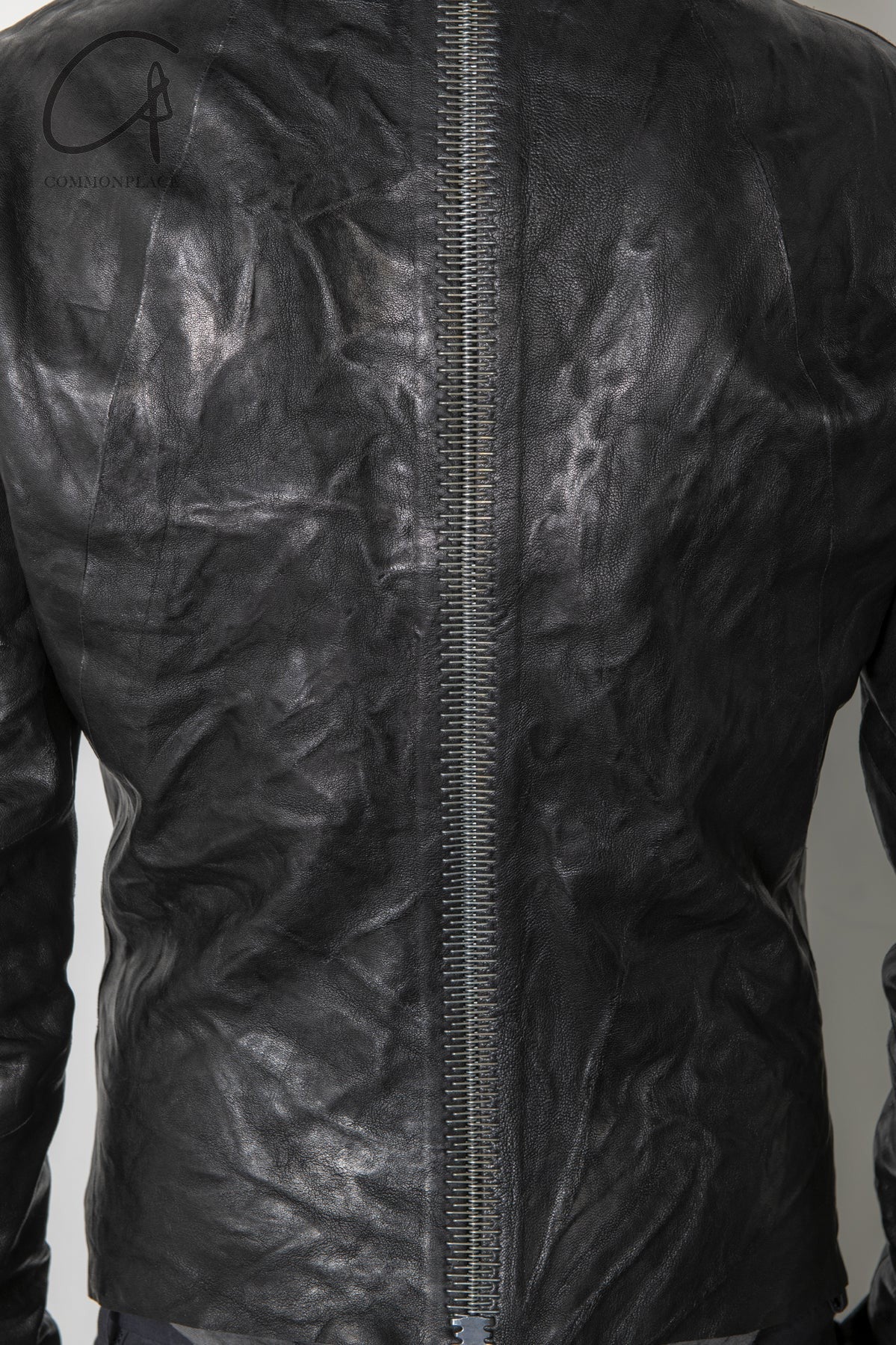 isaac sellam shiny black leather jacket SEAMLESS-CRASSEPOUILLE H24 - Image 6