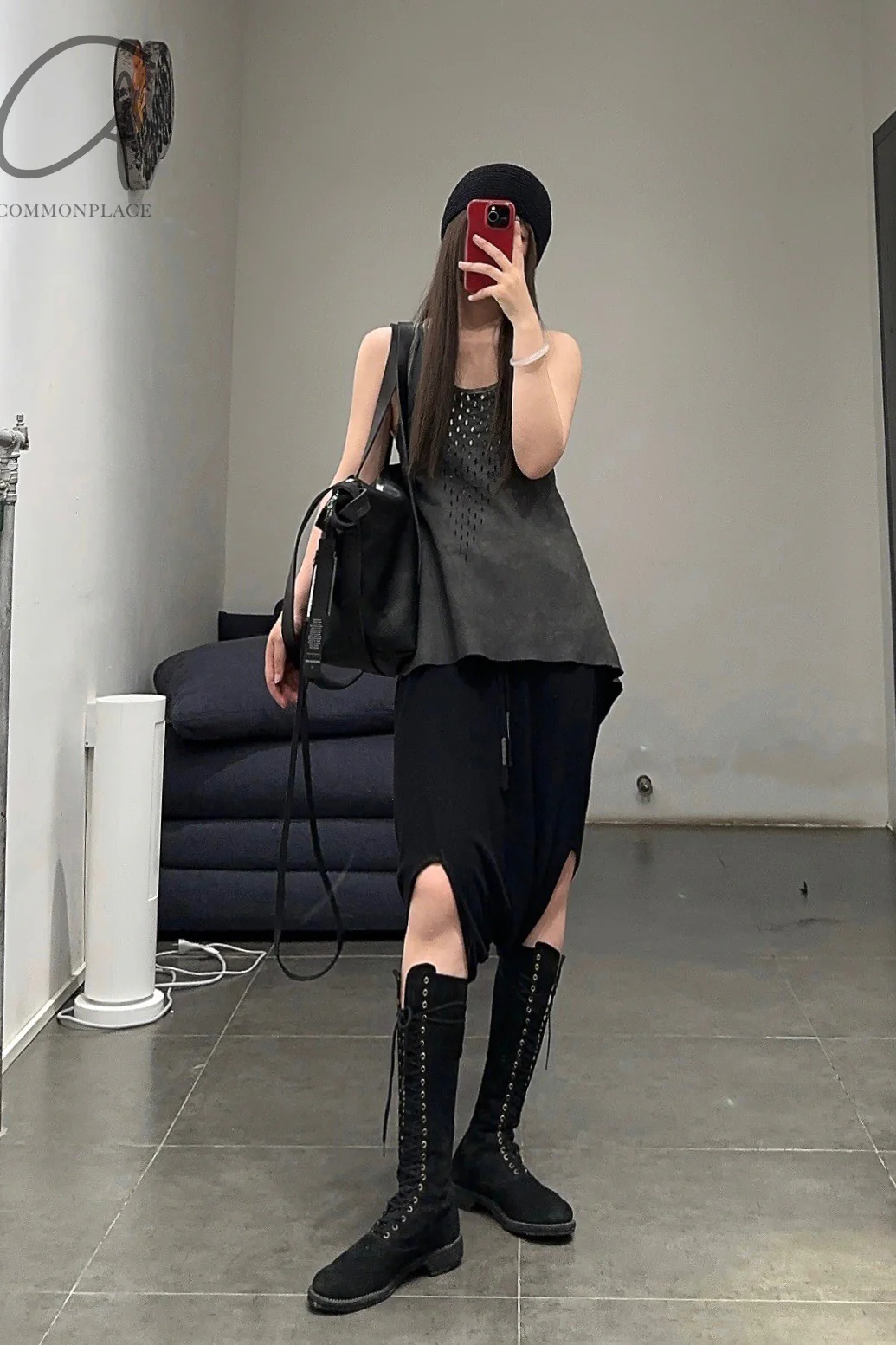 isaac sellam vest France IS-TANKTOP-VITTEL-HEIHUI black and gray - Image 5