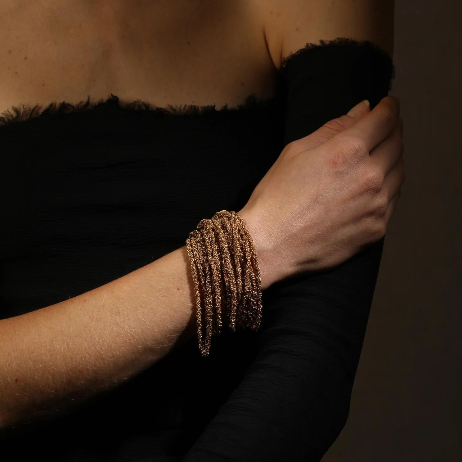 JEAN FRANCOIS MIMILLA bracelet France handmade JFM-BRA101 S24-JIN-F gold BRA101 S24 - Image 6