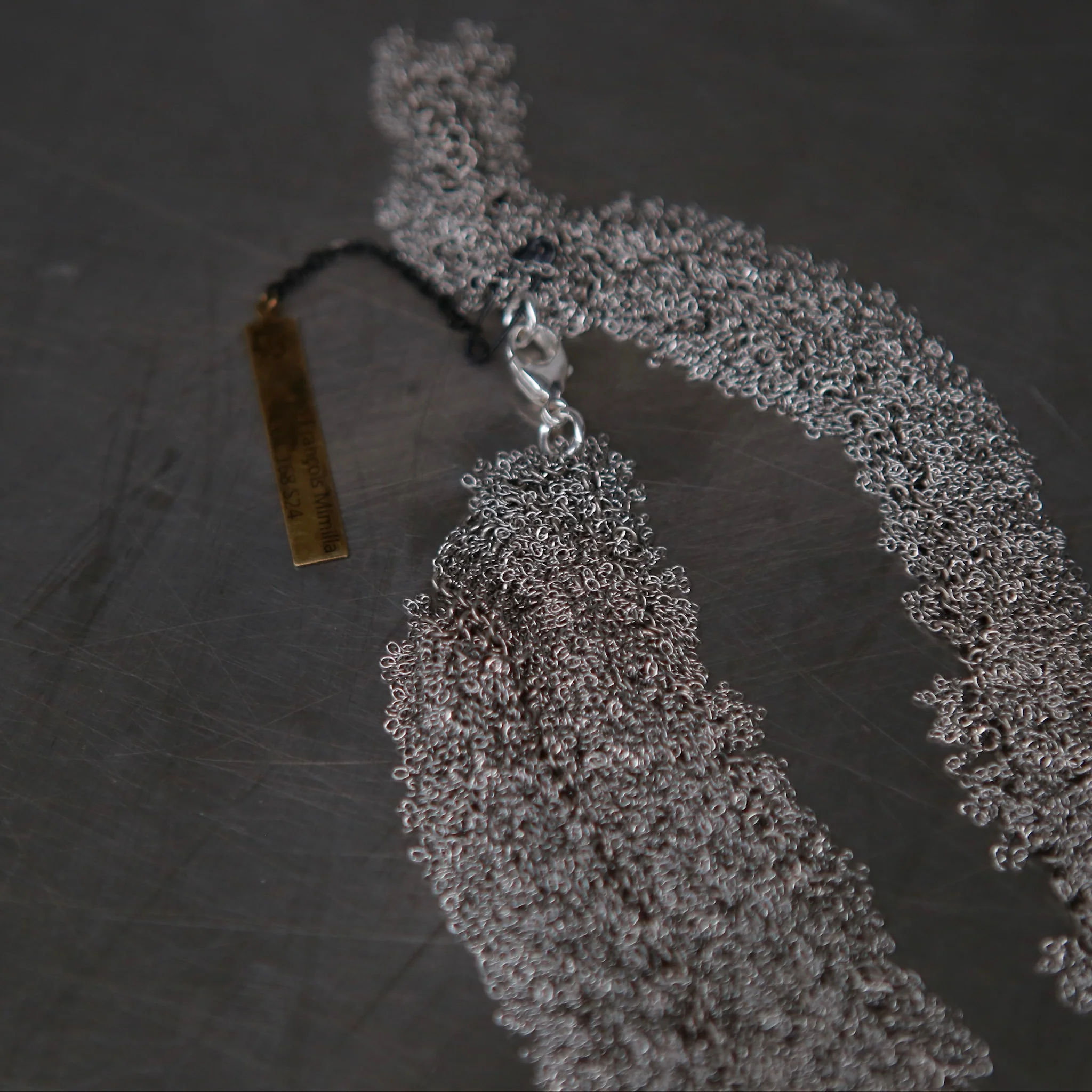 JEAN FRANCOIS MIMILLA necklace handmade France JFM-COL168-YIN-F COL 168 SS24 - Image 3