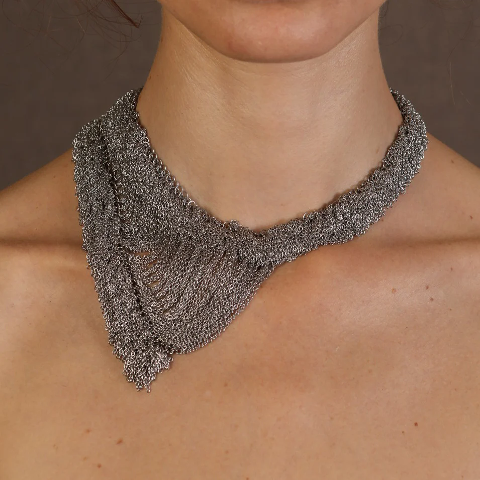 JEAN FRANCOIS MIMILLA necklace handmade France JFM-COL168-YIN-F COL 168 SS24 - Image 7