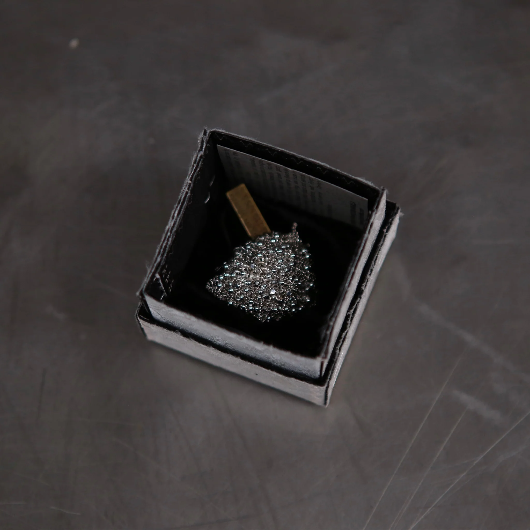 JEAN FRANCOIS MIMILLA steel ball steel chain ring France handmade JFM-BAG119 SS25-0 - Image 4