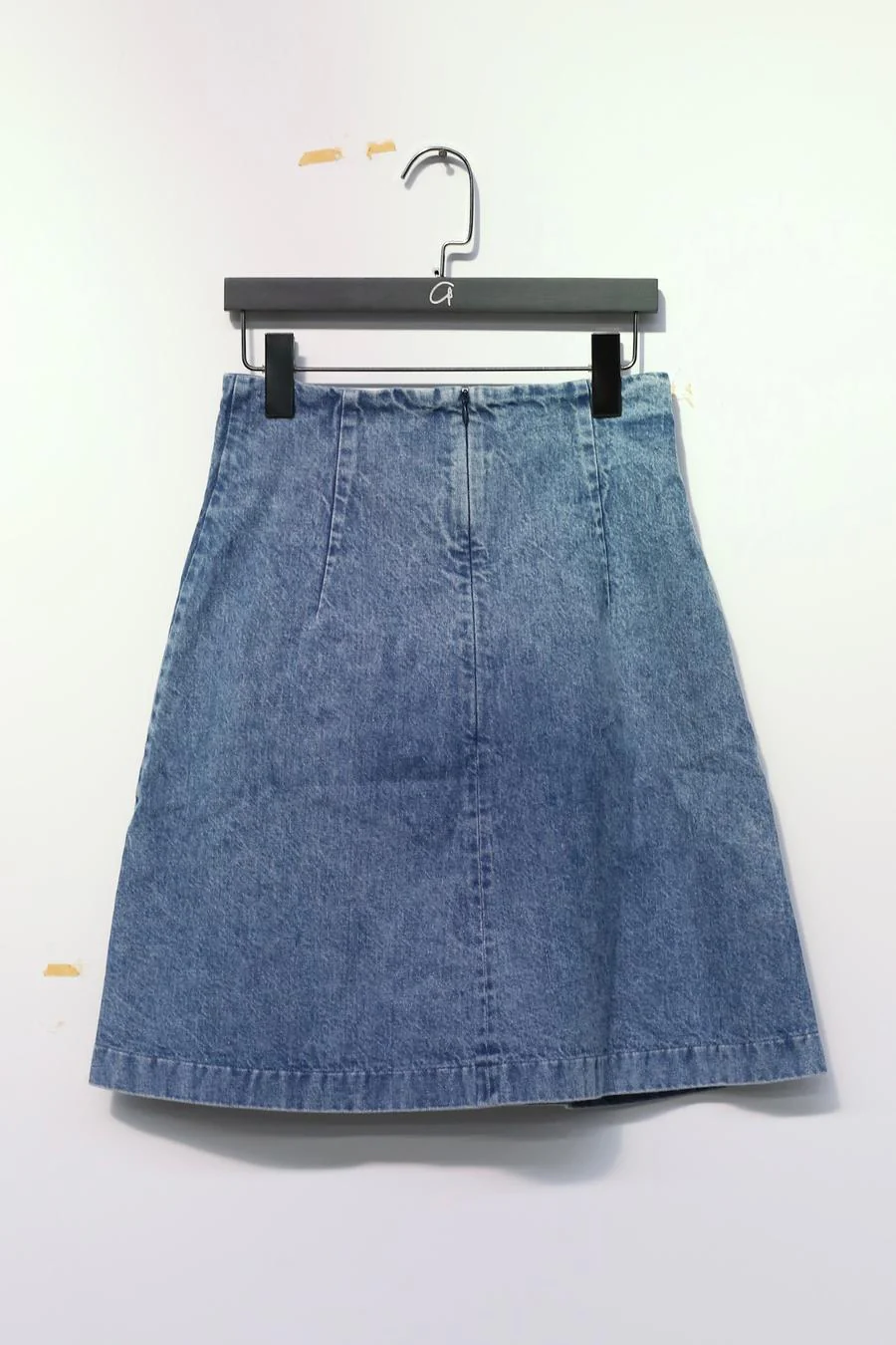Jennyfax belly denim skirt JF-JFAW22S011-LAN-F blue