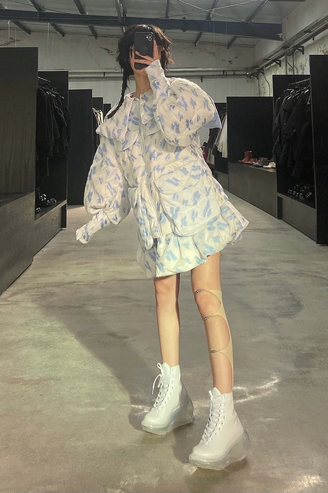 Jenny Fax Japan transparent air cushion original Mary Jane height increasing shoes series collection JF-JFAW21SHOES02-BAI white PJF4 - Image 23